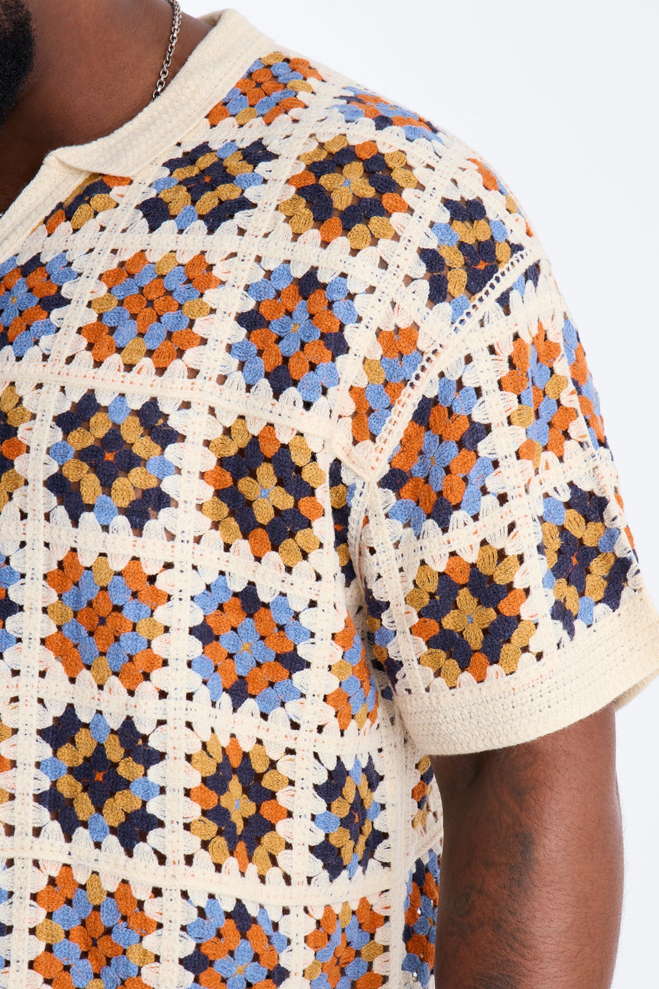 Florian Short Sleeve Johnny Polo - Cream Fashion Nova