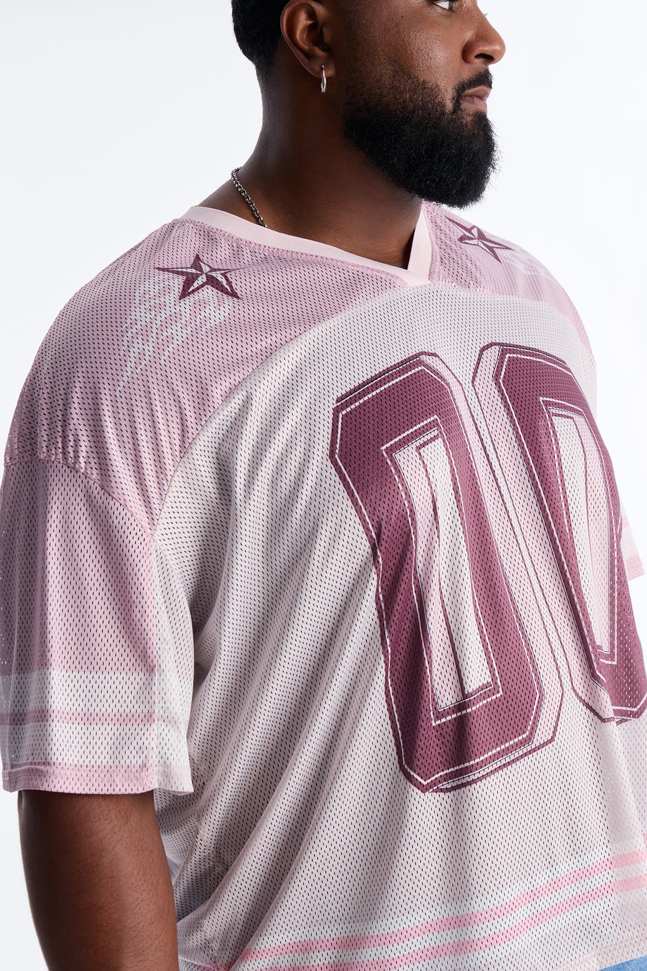 Burning Star Short Sleeve Jersey - Pink Fashion Nova