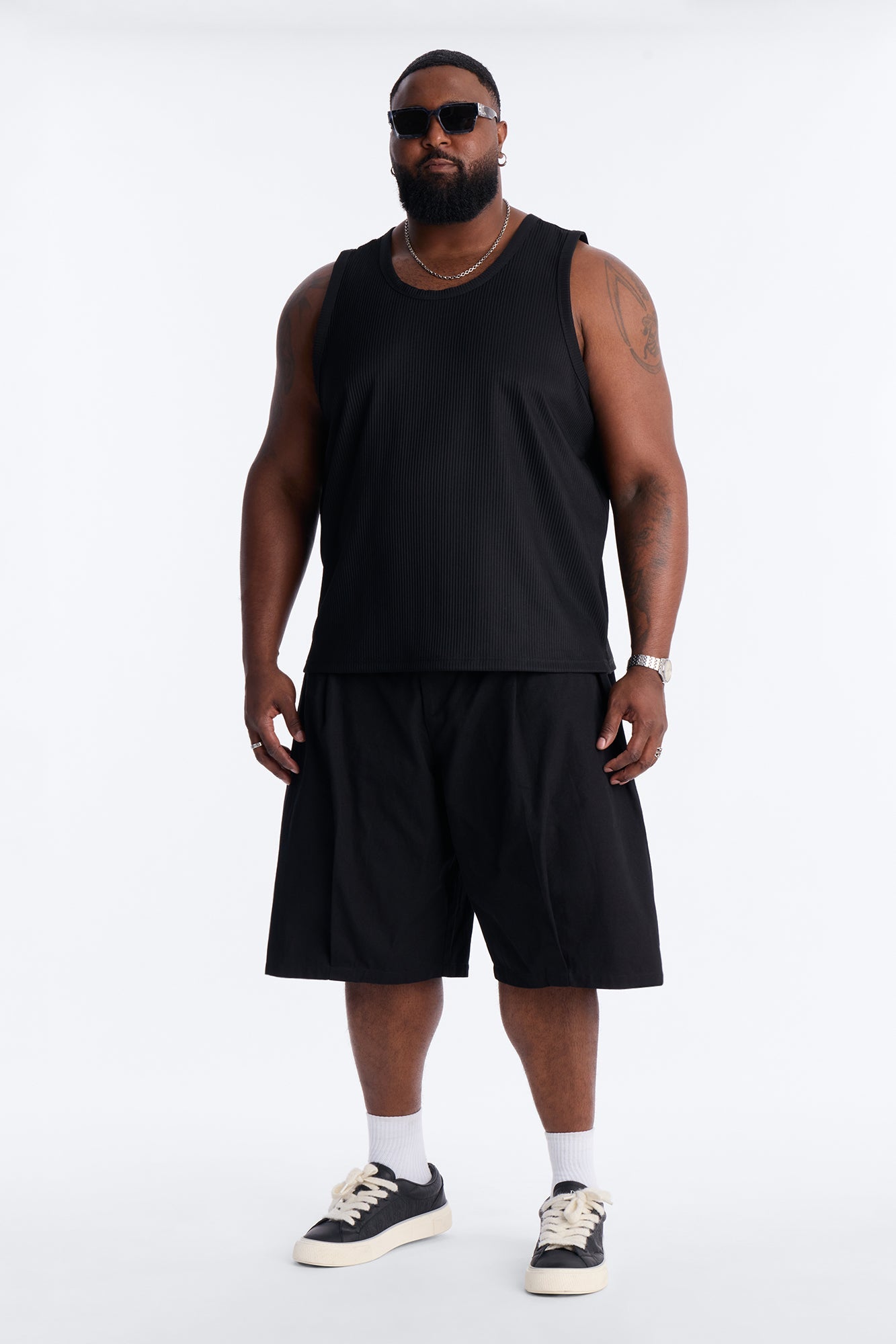 Show Up Tank Top - Black Fashion Nova