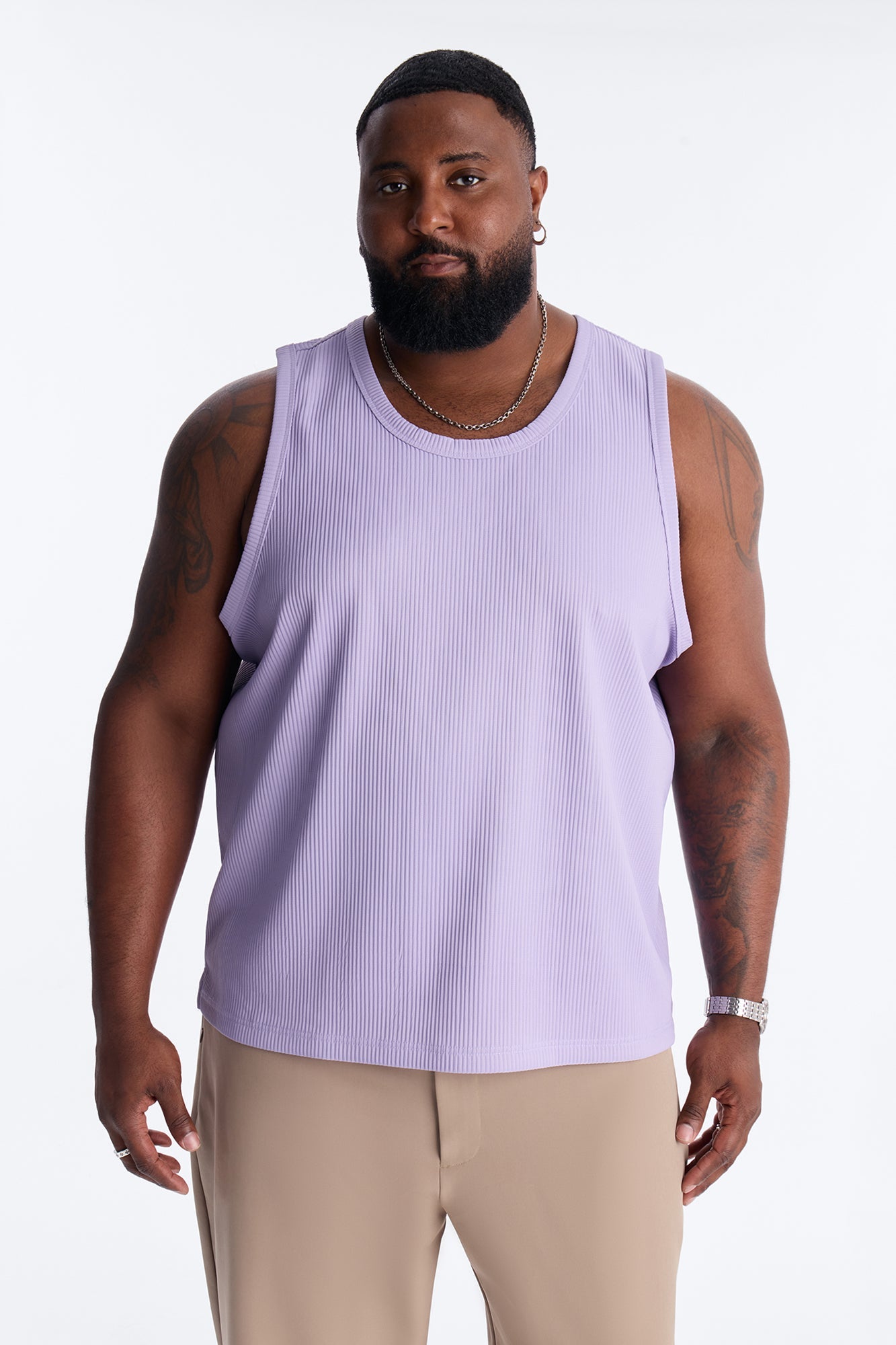 Show Up Tank Top - Lavender Fashion Nova