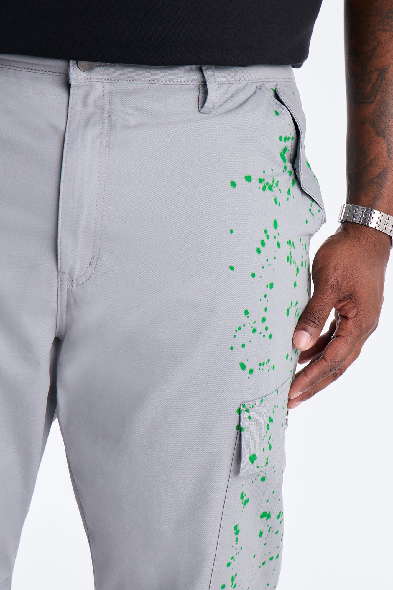 Straight New Age Canvas Pant - Grey Fashion Nova