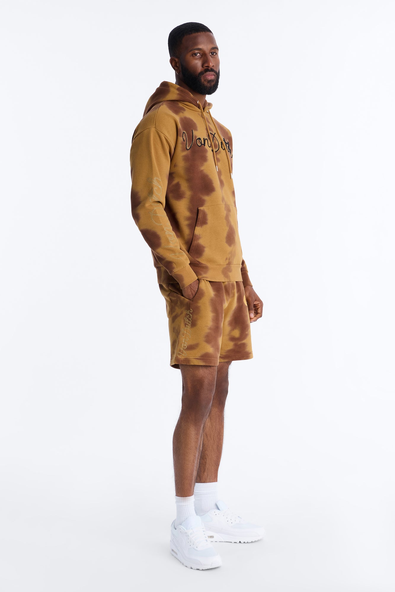 Baggy Von Dutch Ranch Most Wanted Sweatshort - Brown Fashion Nova