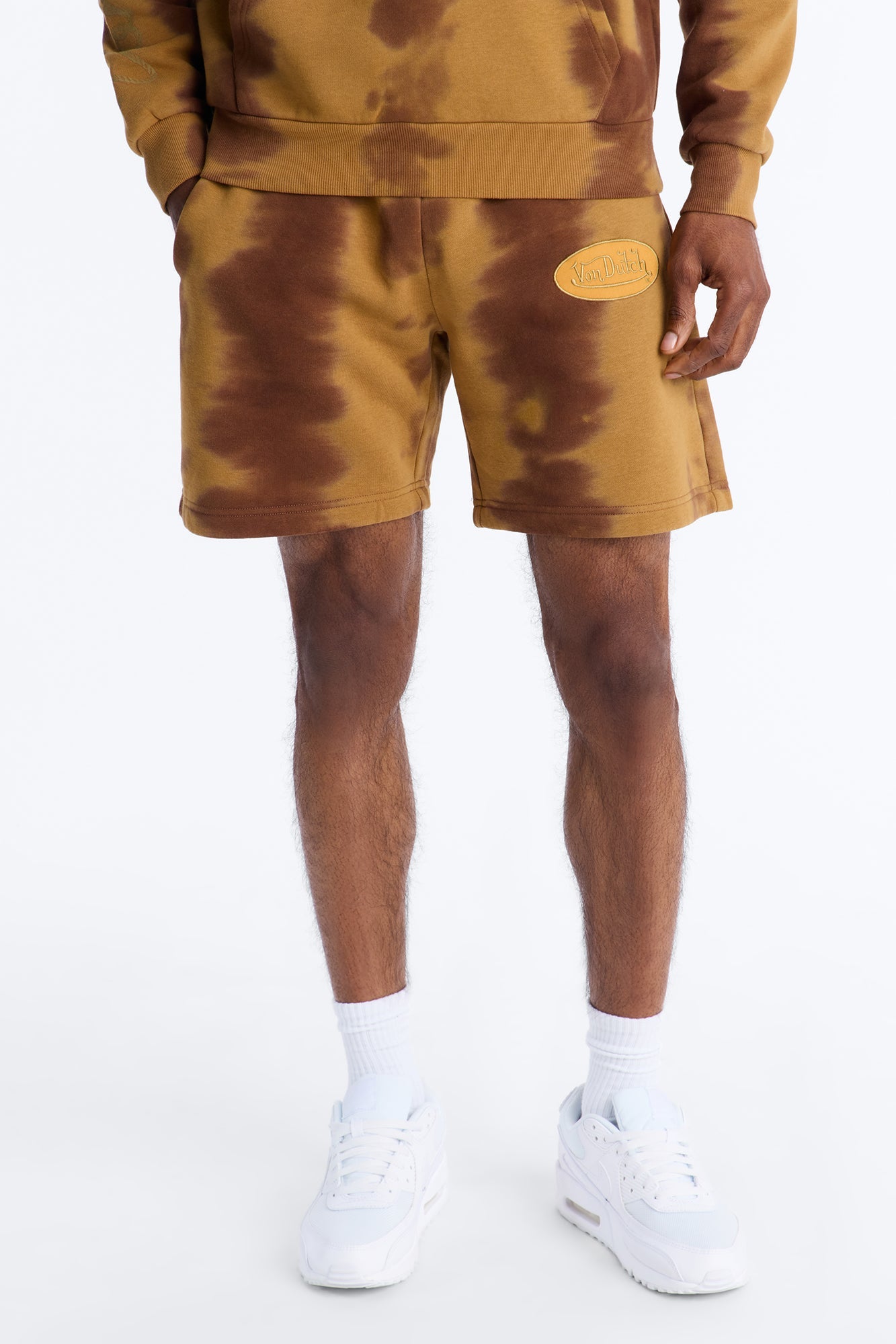 Baggy Von Dutch Ranch Most Wanted Sweatshort - Brown Fashion Nova