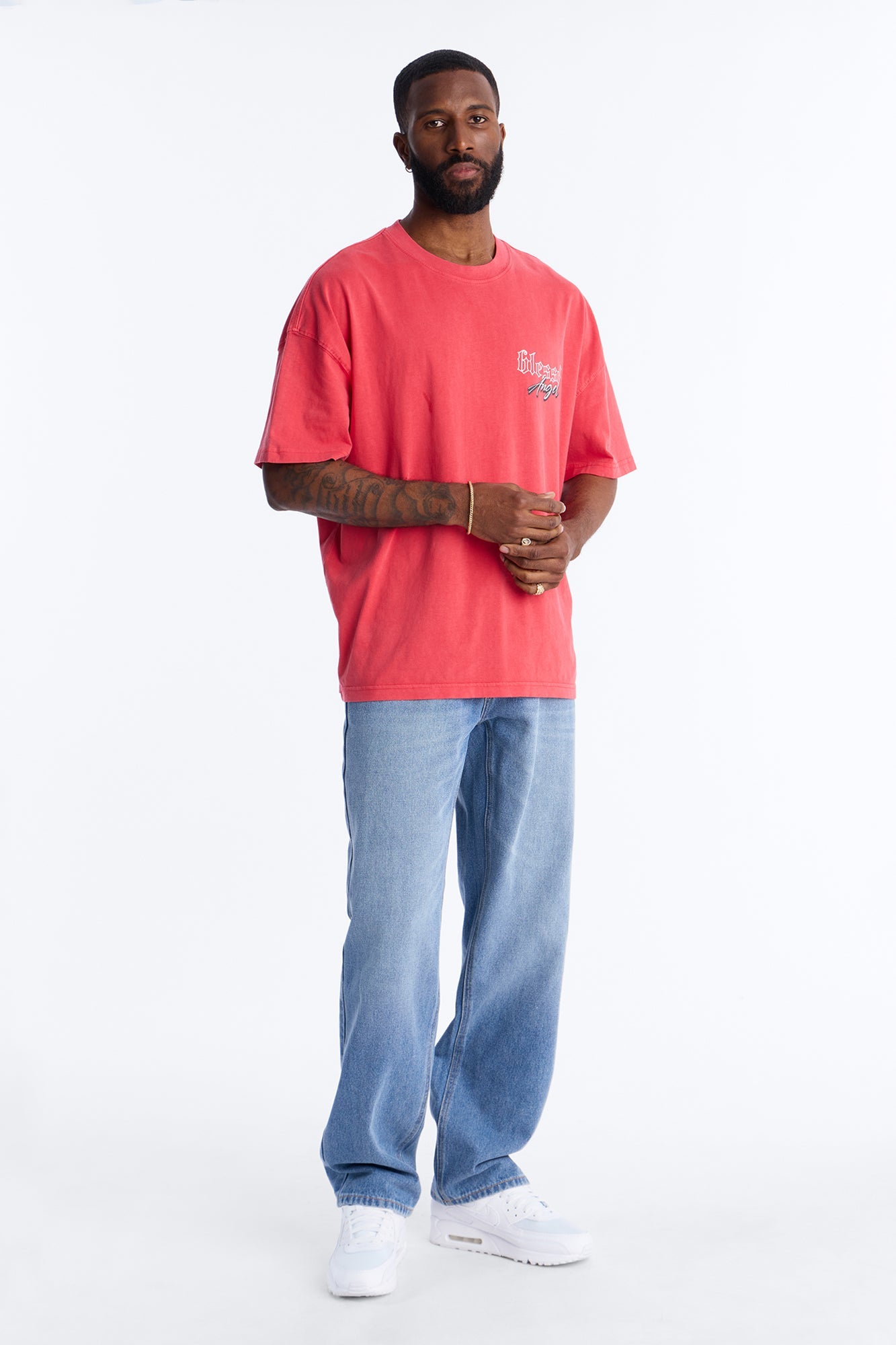 Essential Straight Rigid Jean - Medium Blue Wash Fashion Nova