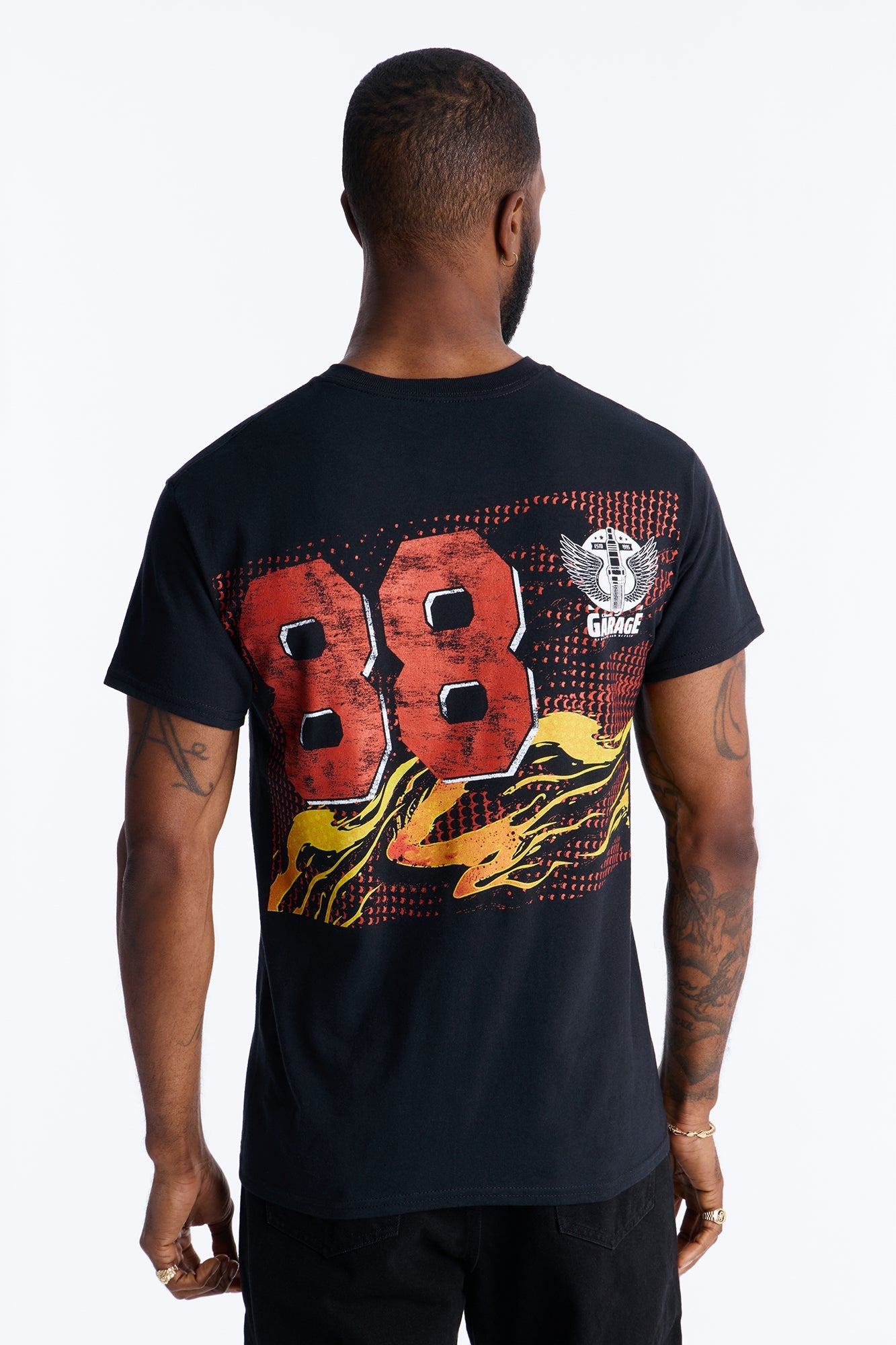 Pure Speed Racing Short Sleeve Tee - Black Fashion Nova