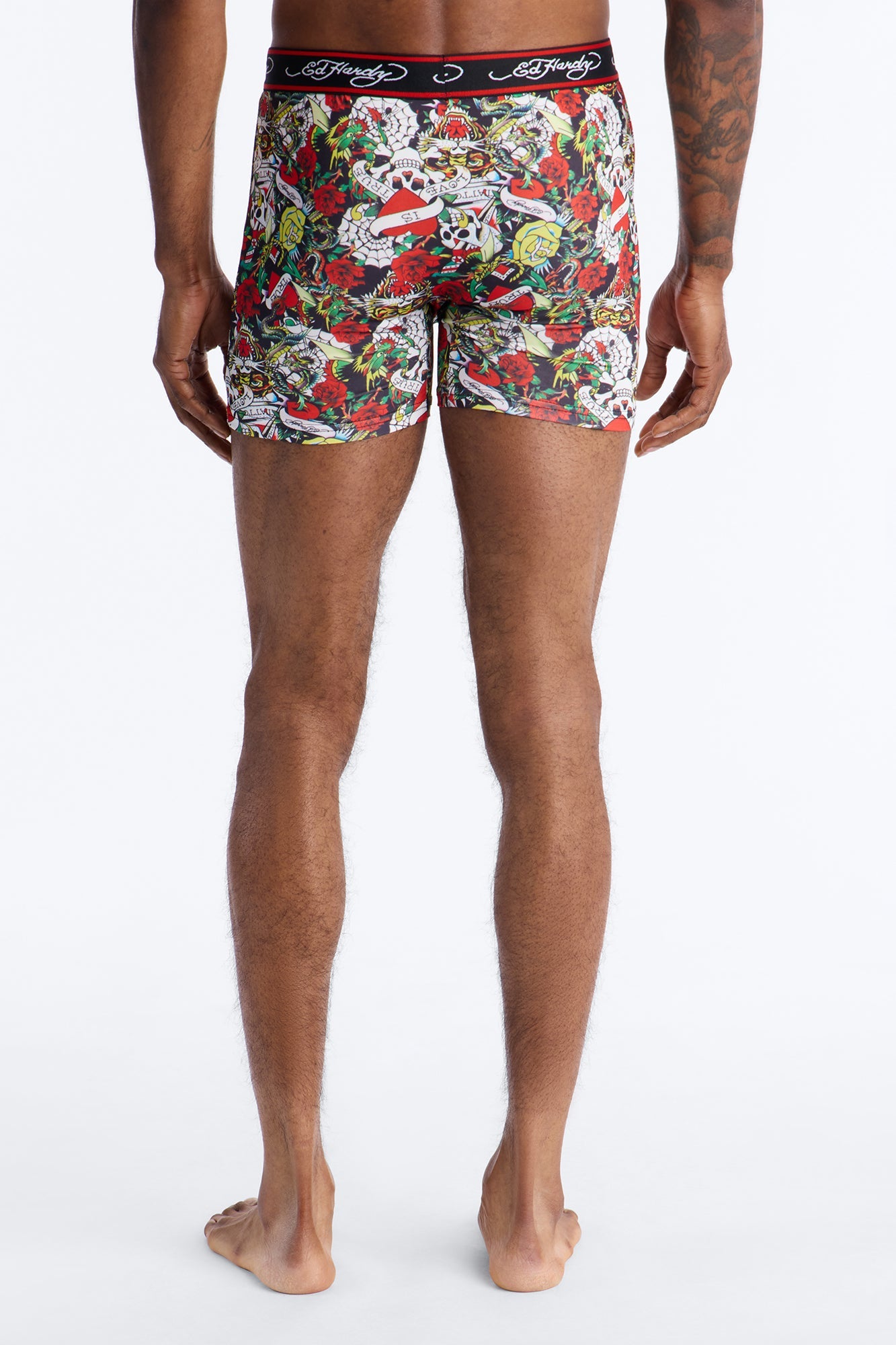 Ink Legends Ed Hardy 2 Pack Performance Boxer Briefs - Multi Color Fashion Nova