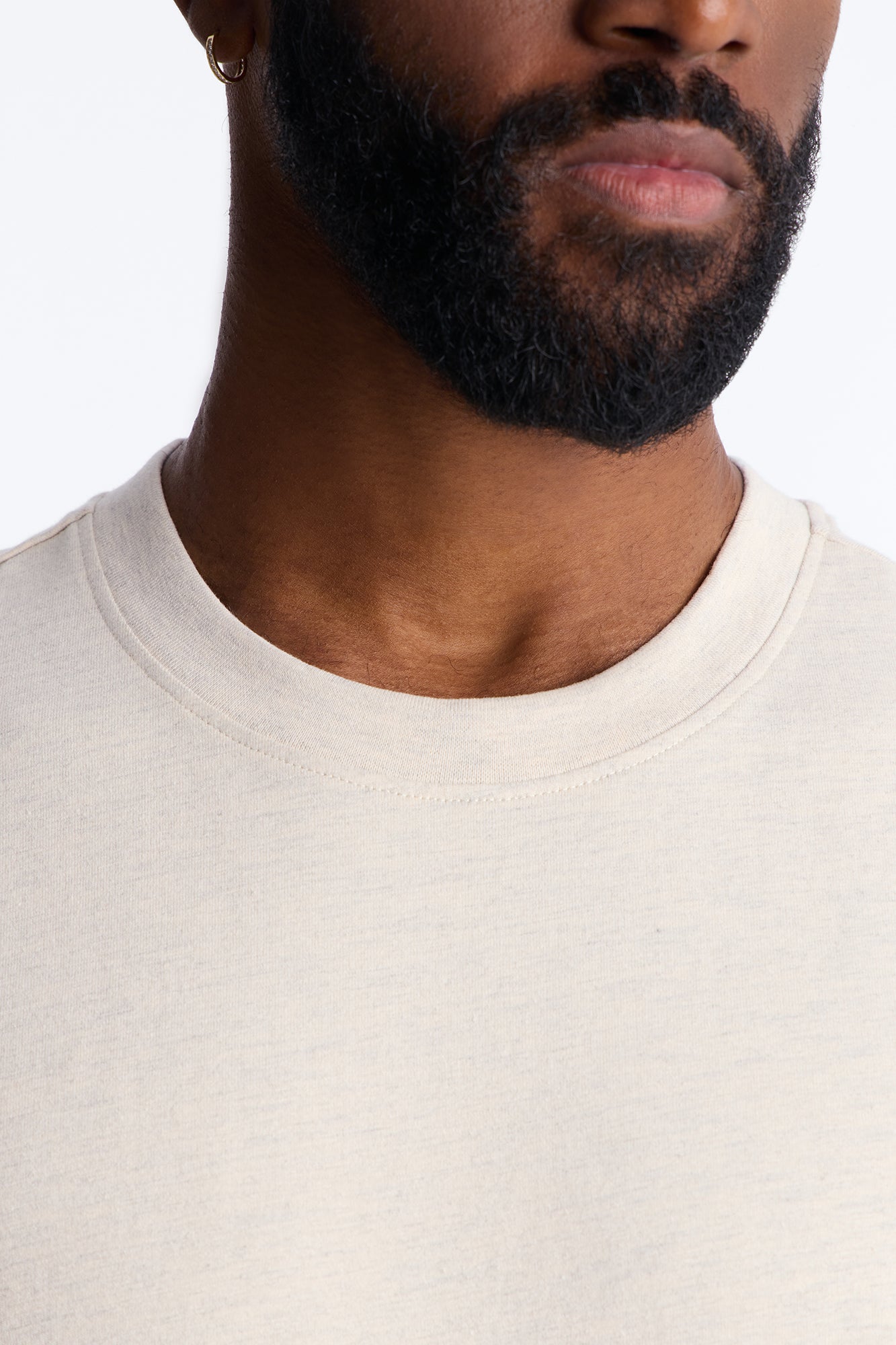 Essential Short Sleeve Crew Tee - Oatmeal Fashion Nova