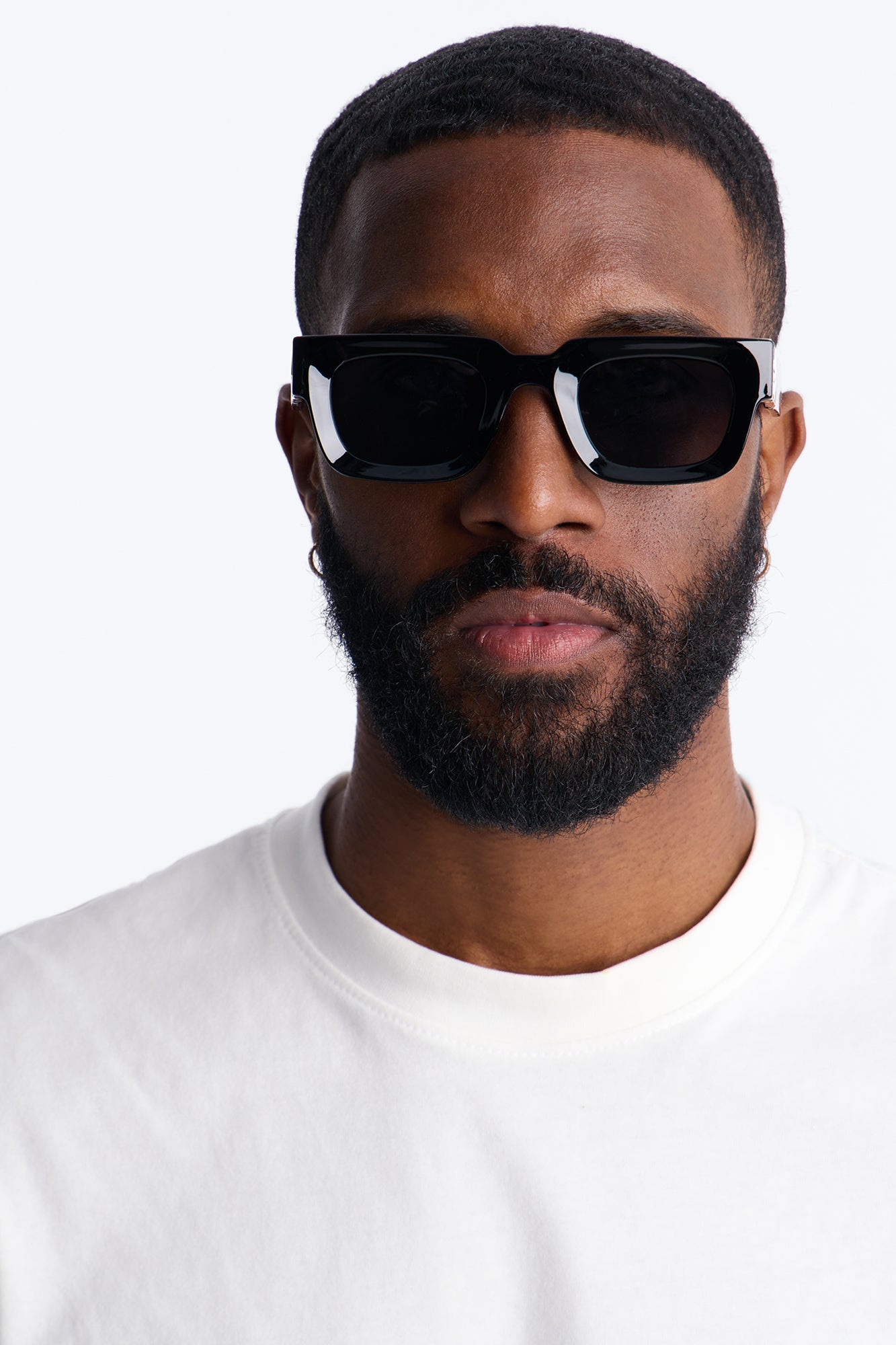 Upper Class Square Sunglasses - Black/Silver Fashion Nova