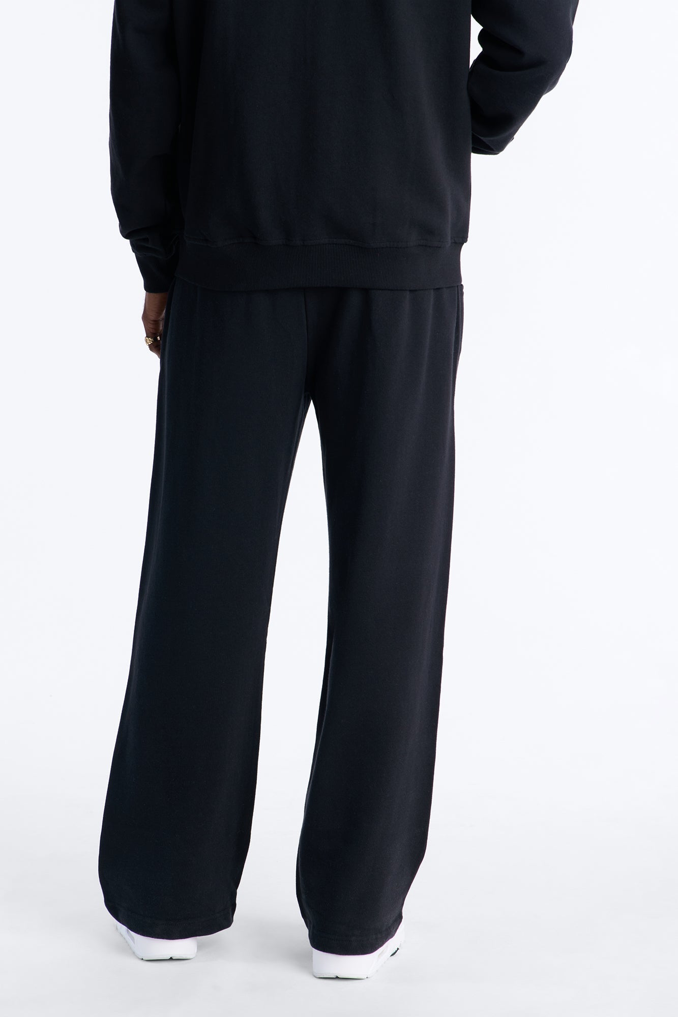 Pick Up Your Cross Patch Sweatpants - Black Fashion Nova