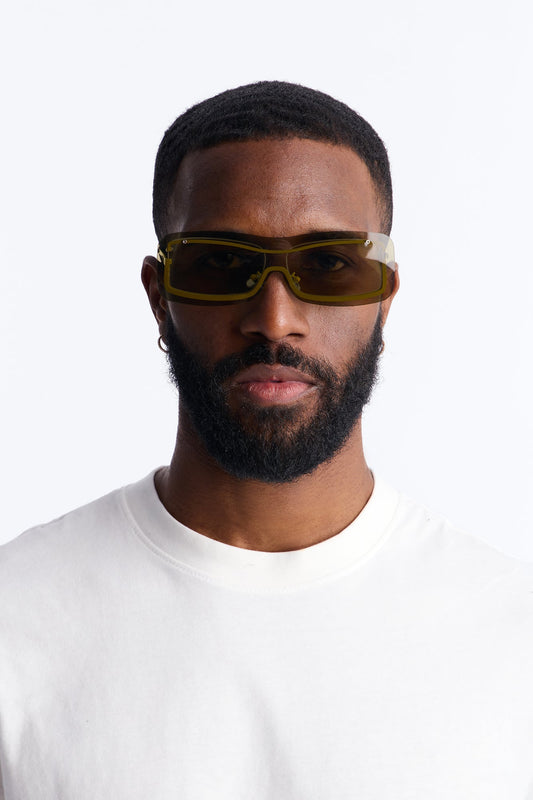 Snowy Alps Sunglasses - Green Fashion Nova