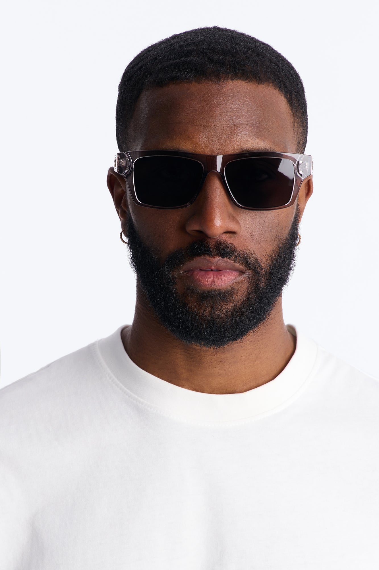 Prestige Wayfarer Sunglasses - Light Grey Fashion Nova