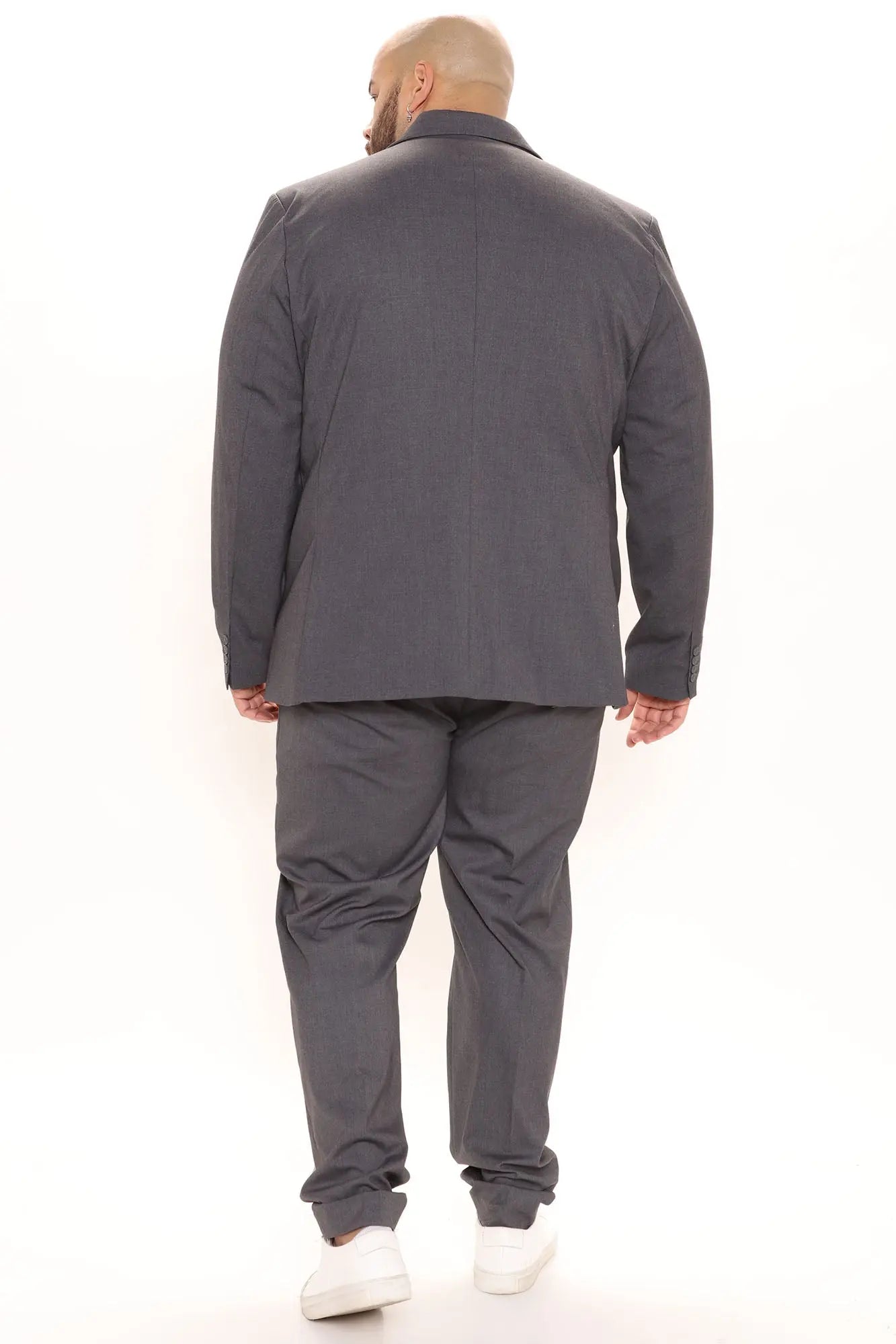 The Modern Stretch Suit Jacket - Charcoal Fashion Nova