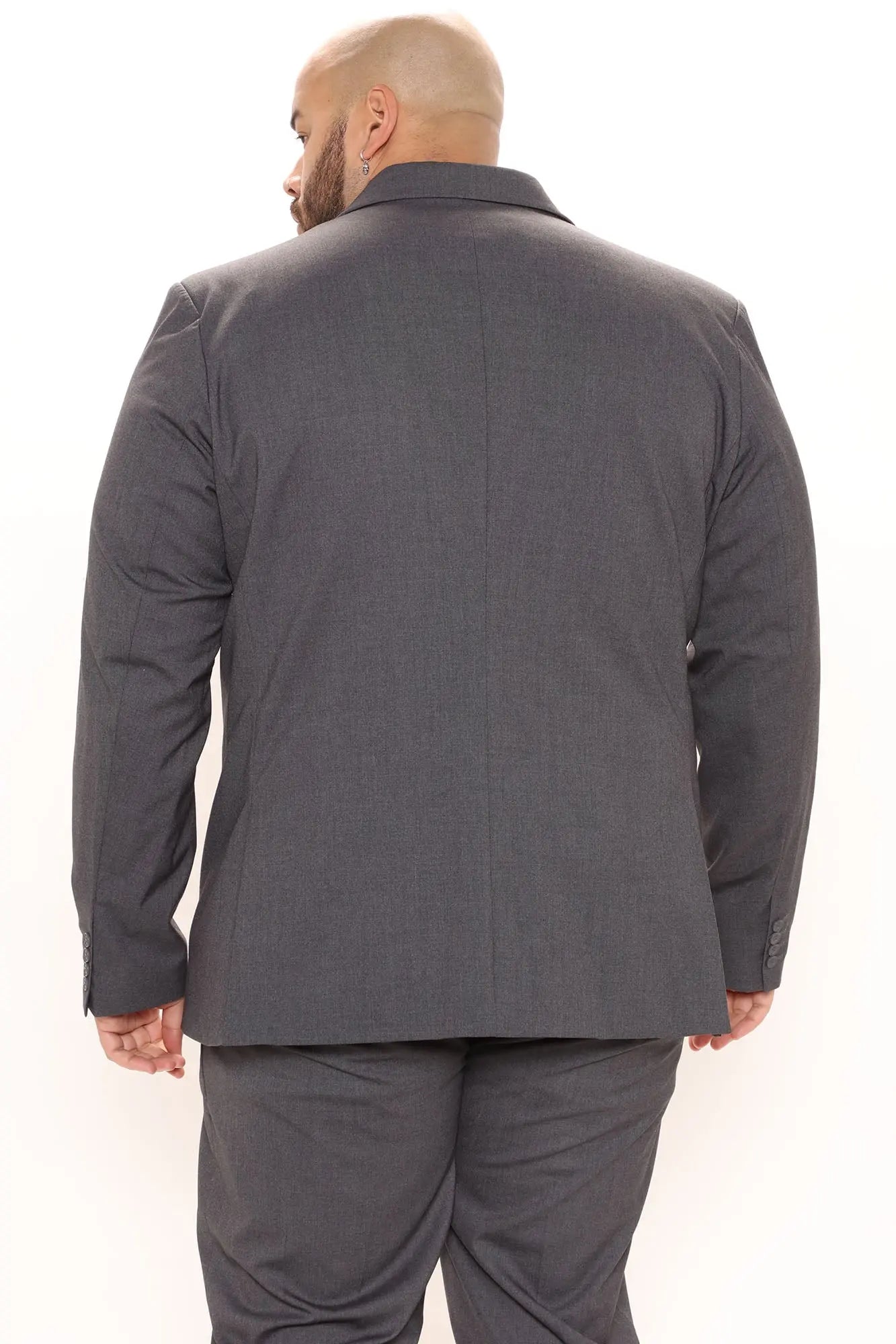 The Modern Stretch Suit Jacket - Charcoal Fashion Nova