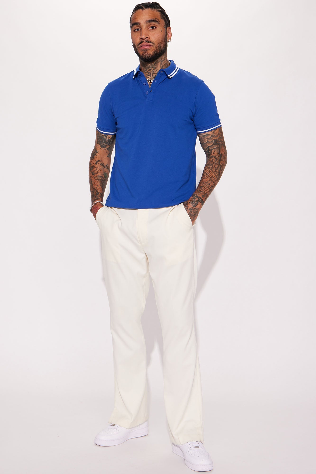 Wilson Short Sleeve Polo - Royal Blue Fashion Nova
