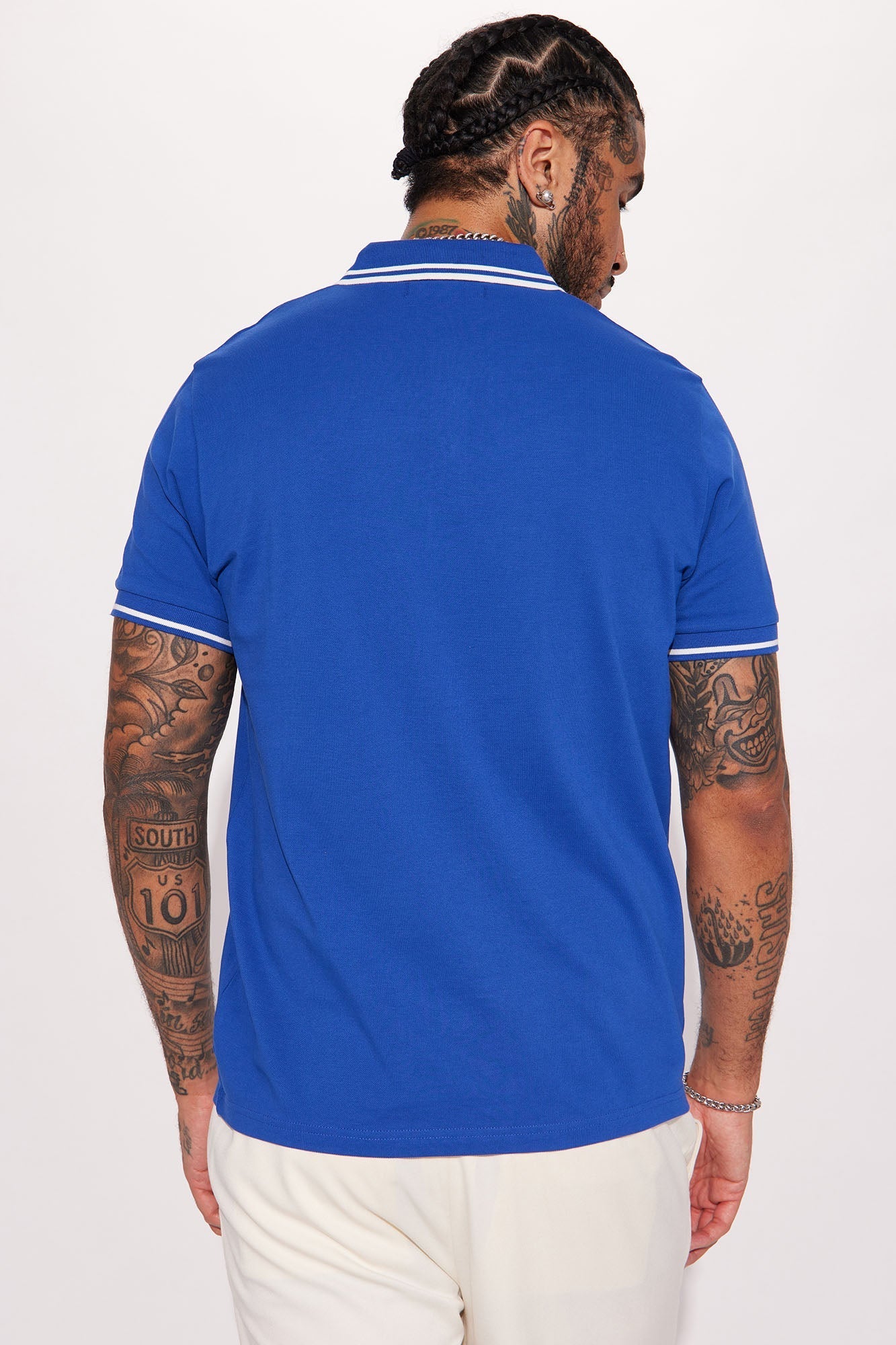 Wilson Short Sleeve Polo - Royal Blue Fashion Nova