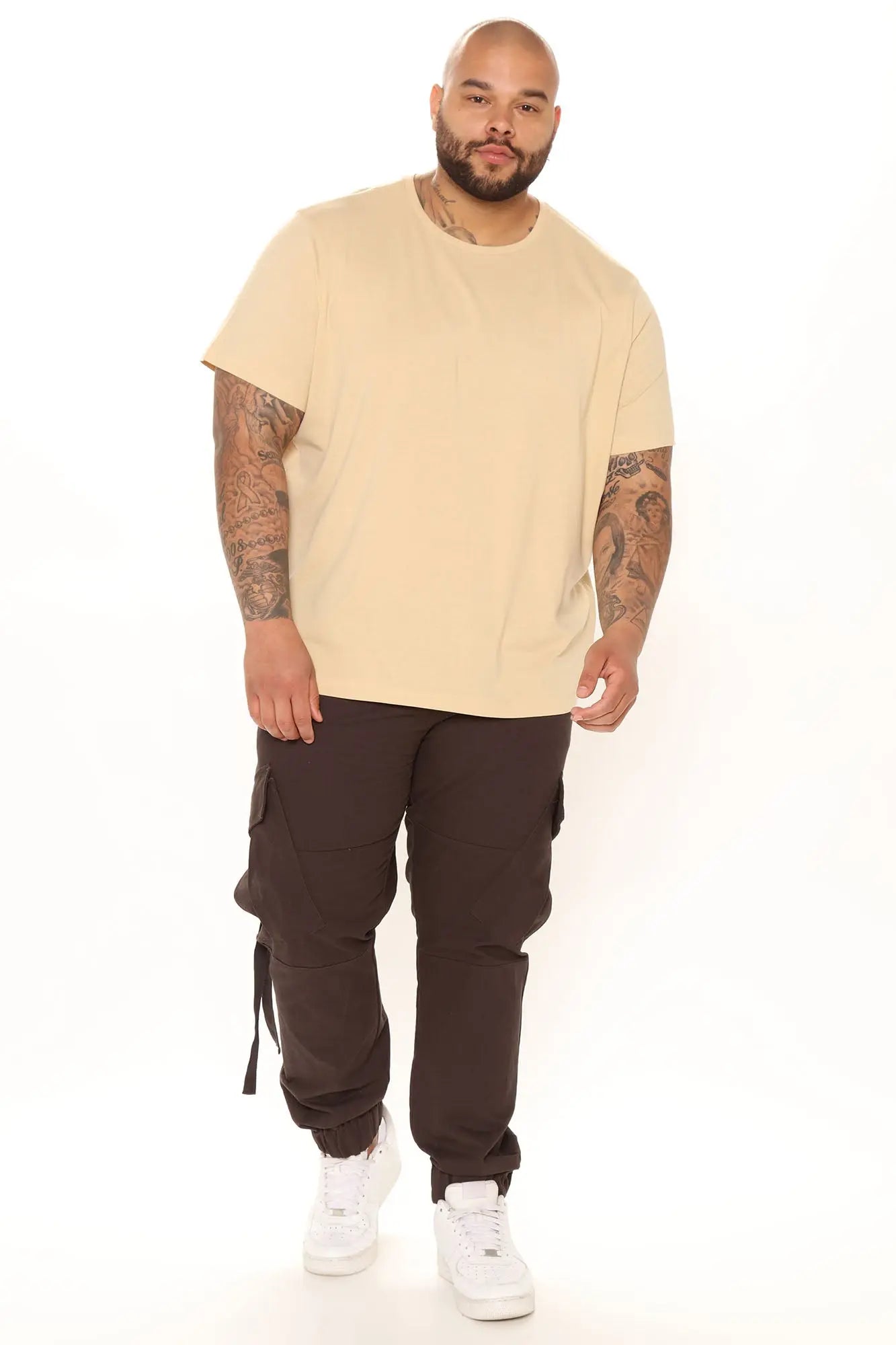 Classic Lightweight Tee - Tan Fashion Nova