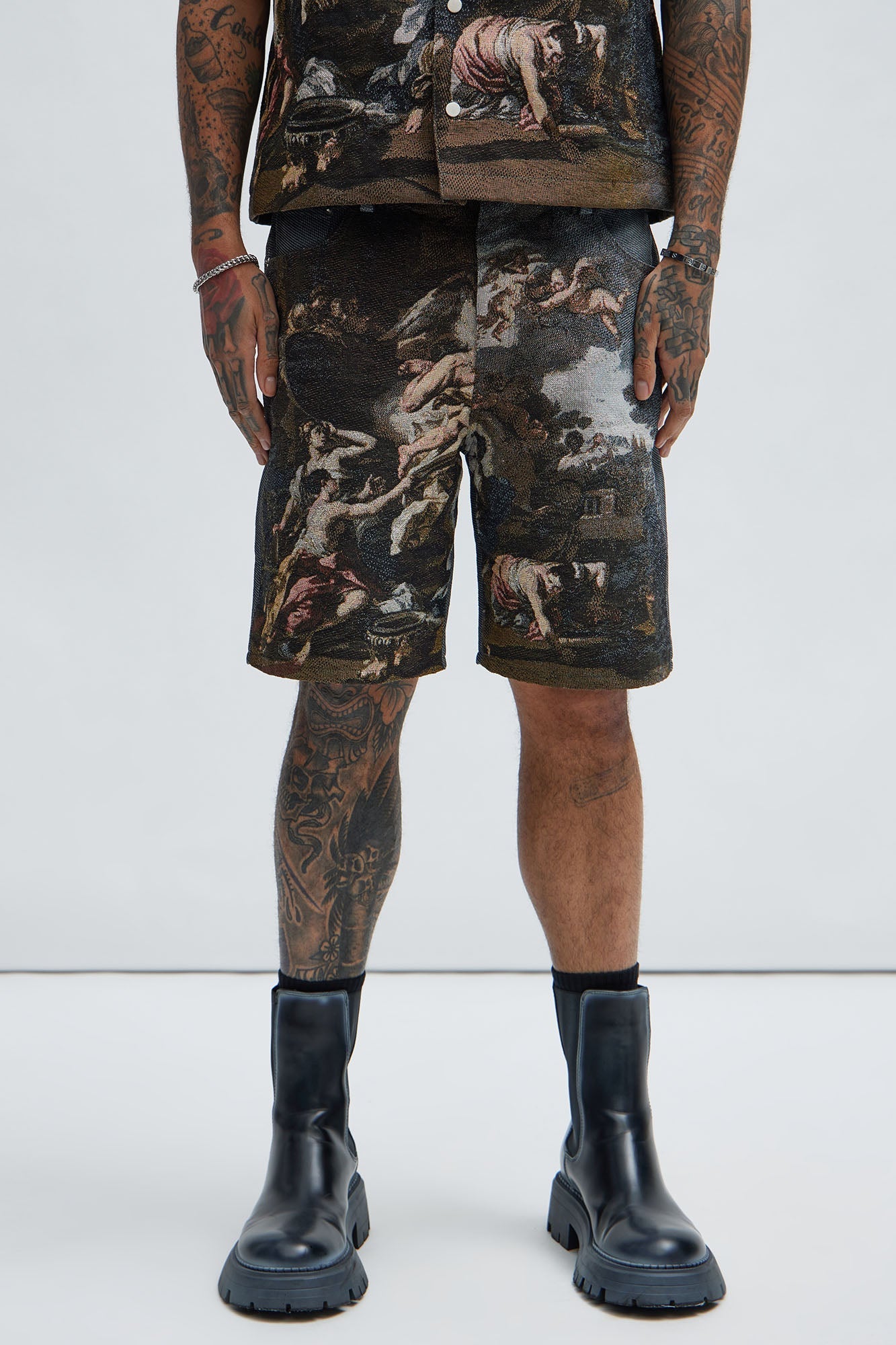 Cassiel Tapestry Shorts - Multi Color Fashion Nova
