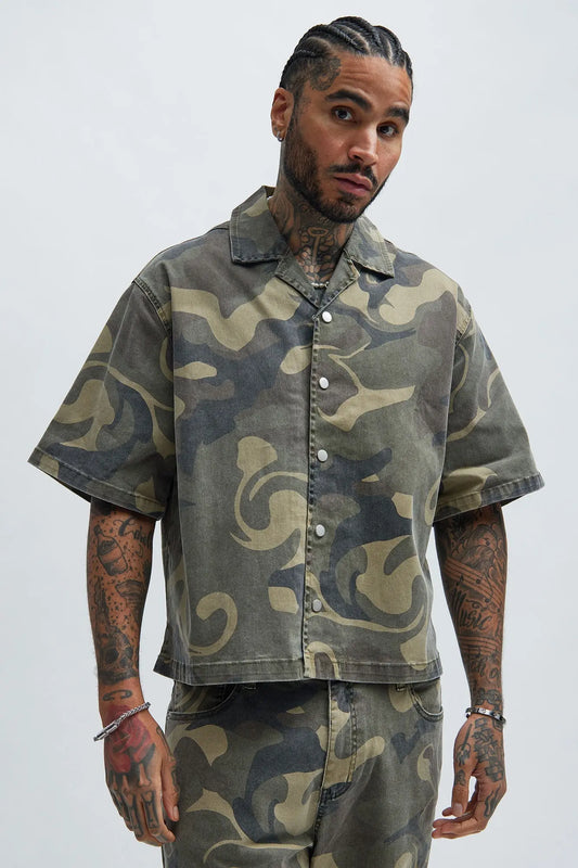 Won't Do Camo Shirt - Camouflage Fashion Nova