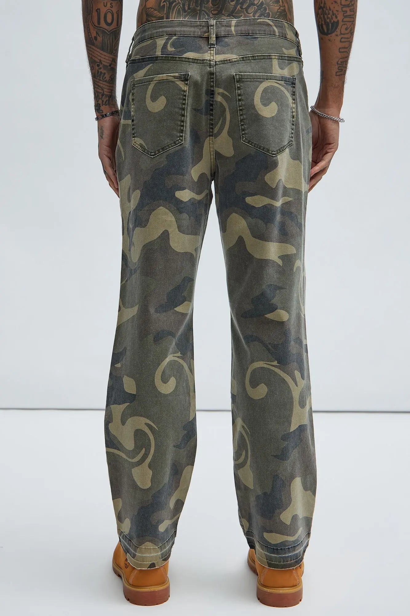 Won't Do Camo Straight Pants - Camouflage Fashion Nova