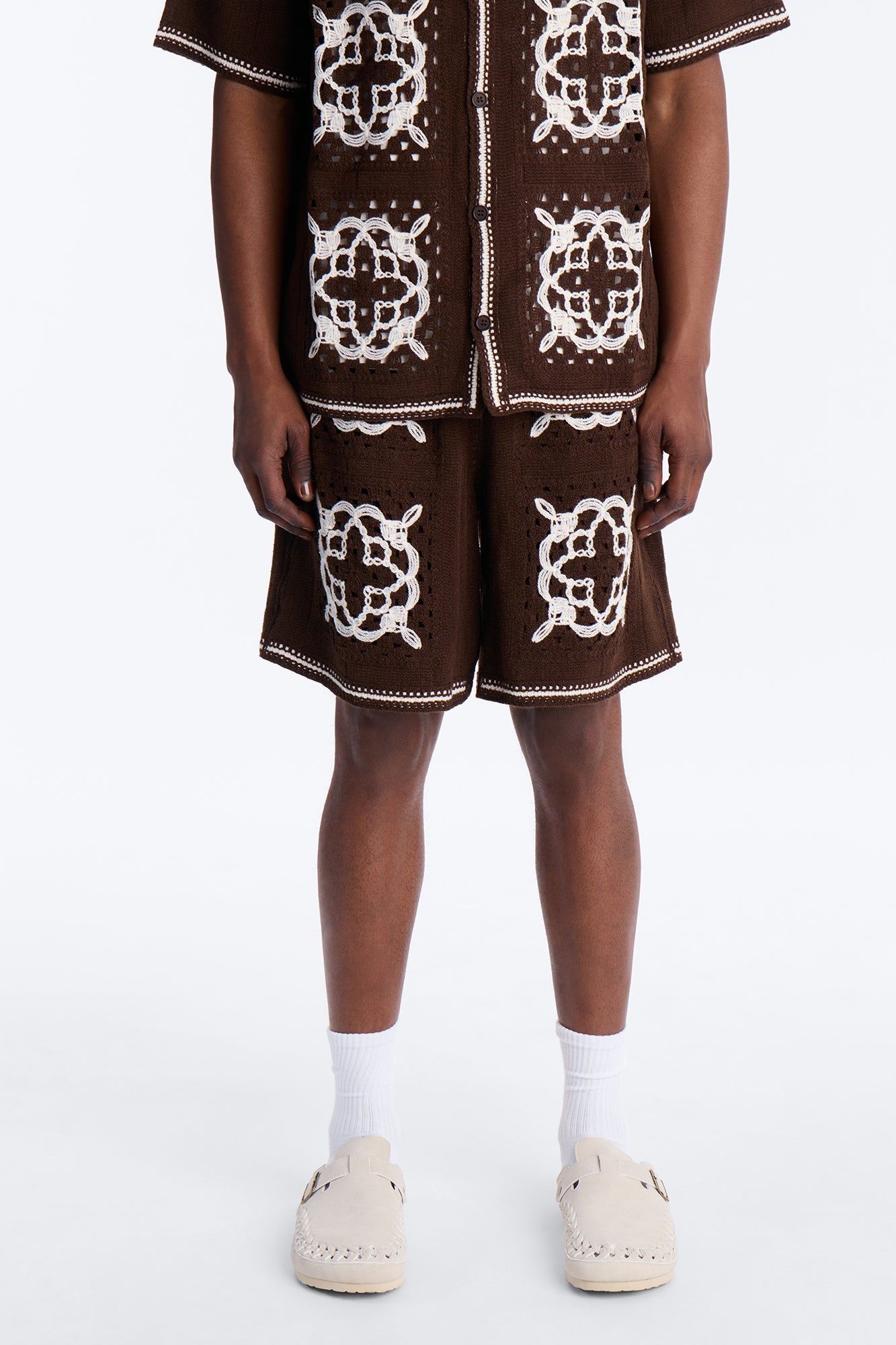 Relaxed Lido Isle Crochet Short - Brown Fashion Nova