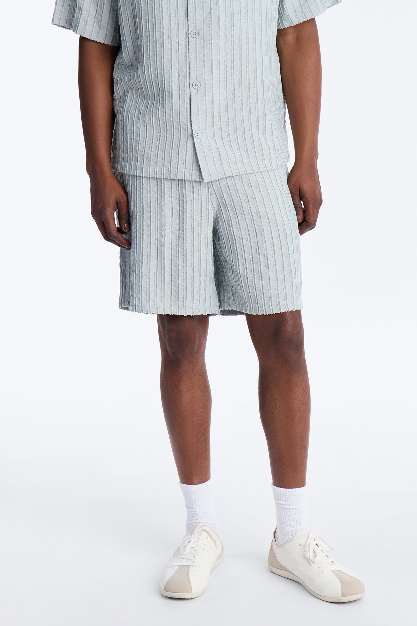 Relaxed Aegean Pleat Short - Sage Fashion Nova