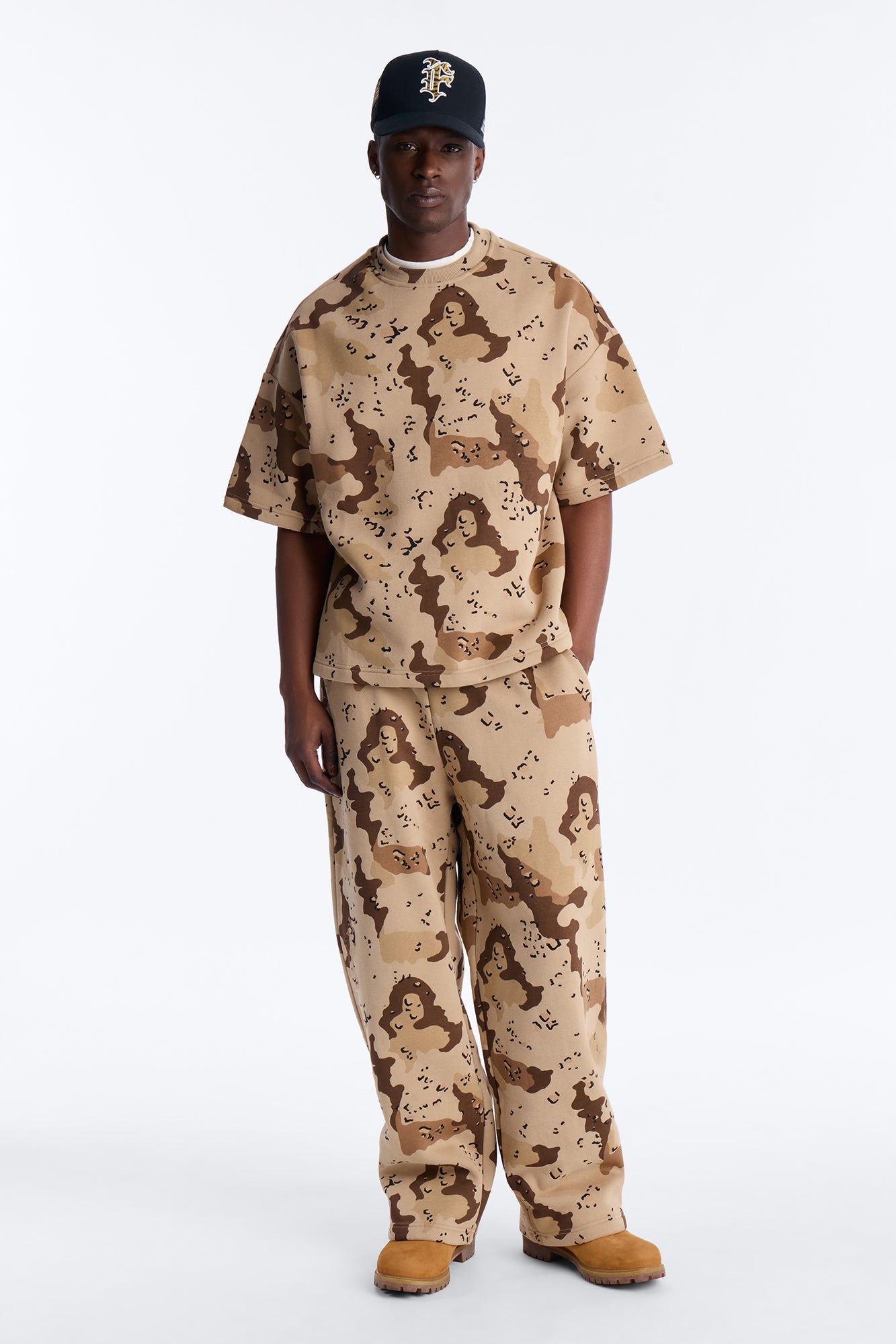 Baggy Time Warp Camo Sweatpants - Camouflage Fashion Nova