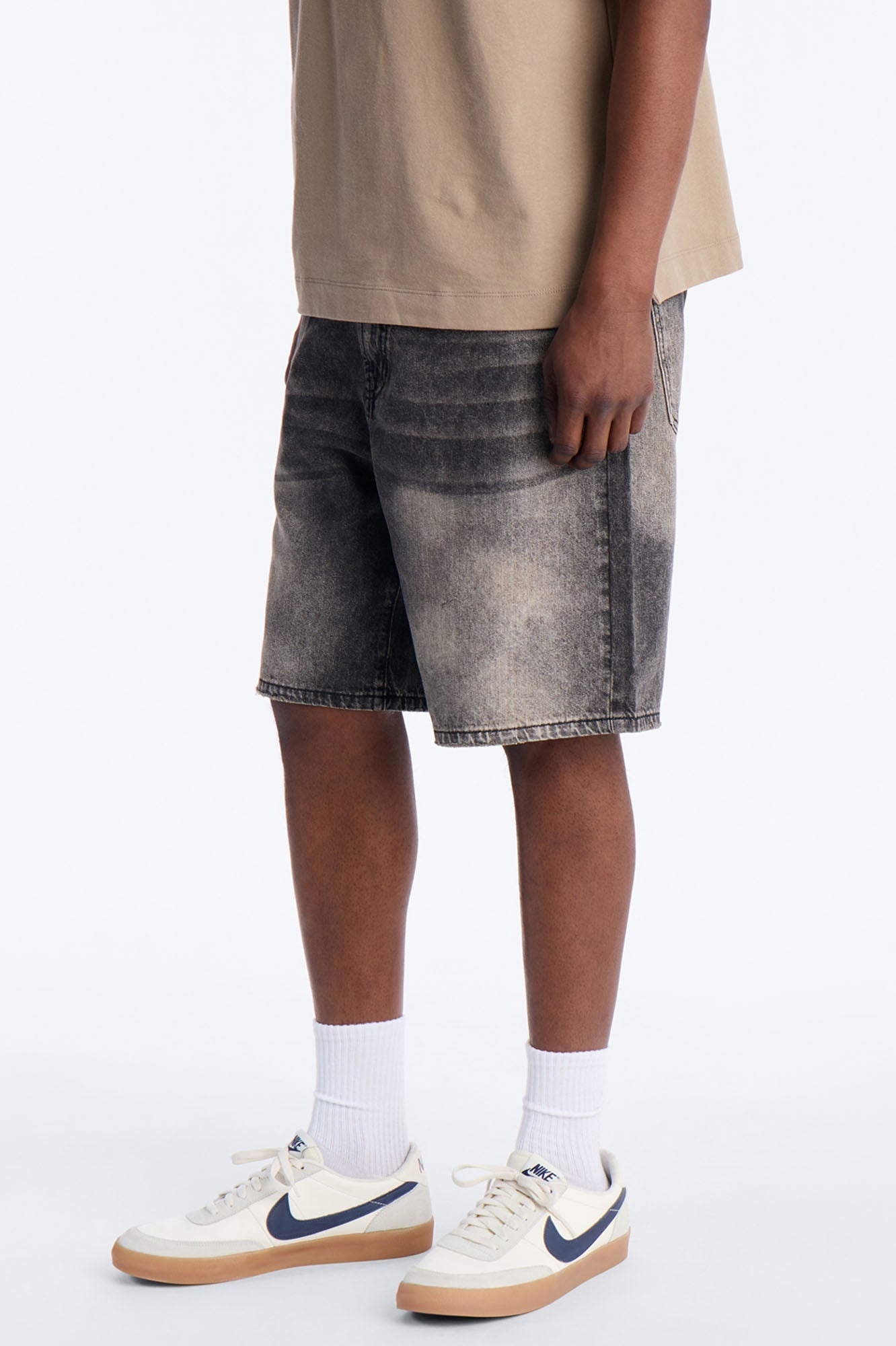Venice Vintage Relaxed Denim Shorts - Black Wash Fashion Nova