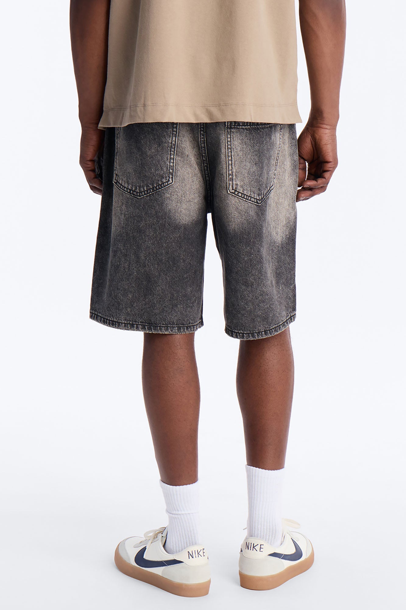 Venice Vintage Relaxed Denim Shorts - Black Wash Fashion Nova