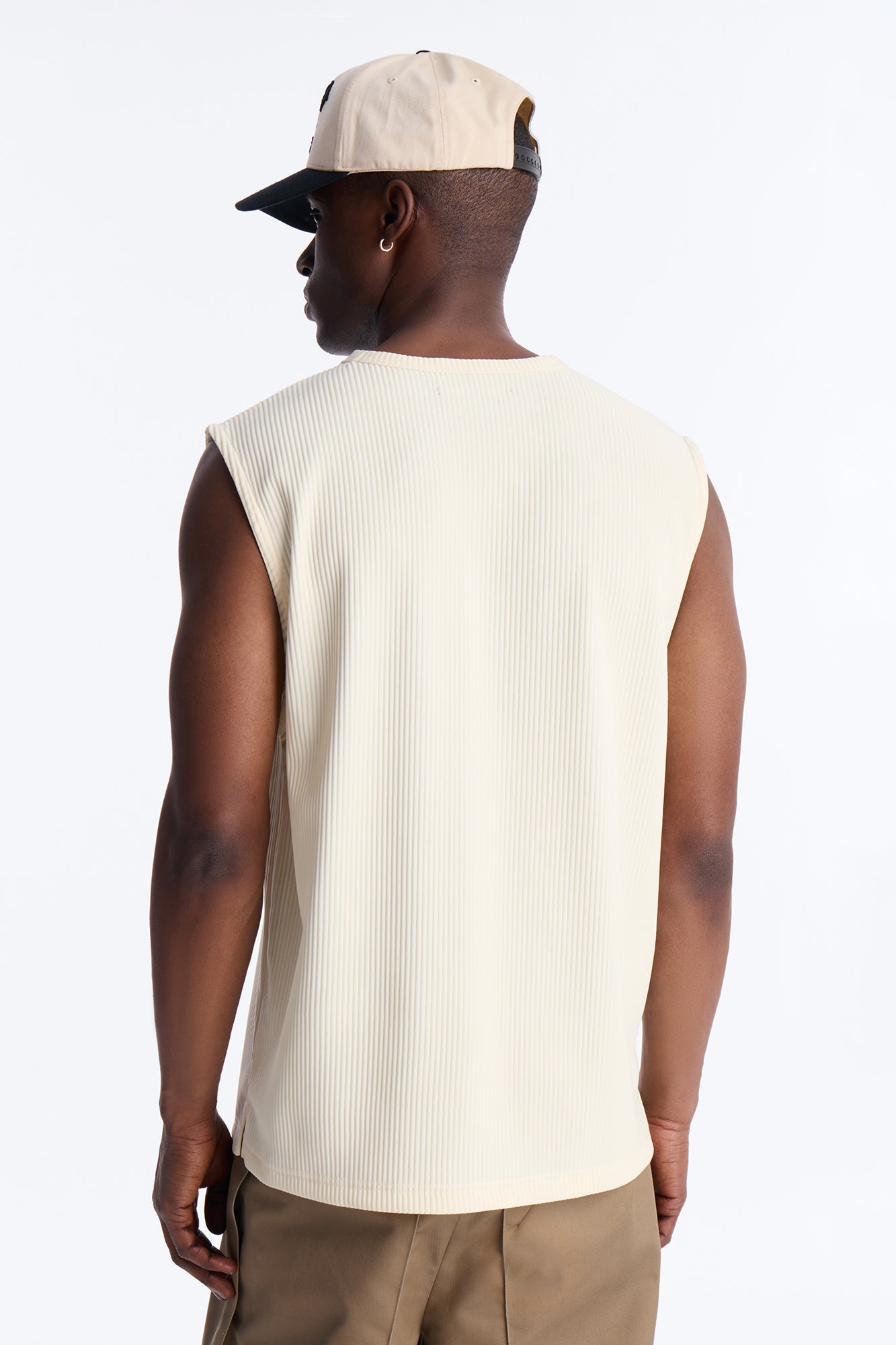 Show Up Muscle Tank - Off White Fashion Nova