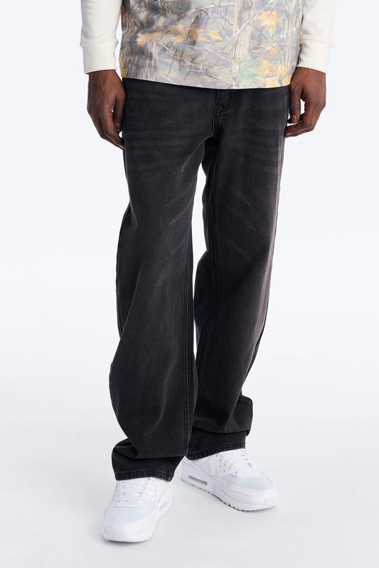 Essential Straight Rigid Jean - Black Wash Fashion Nova