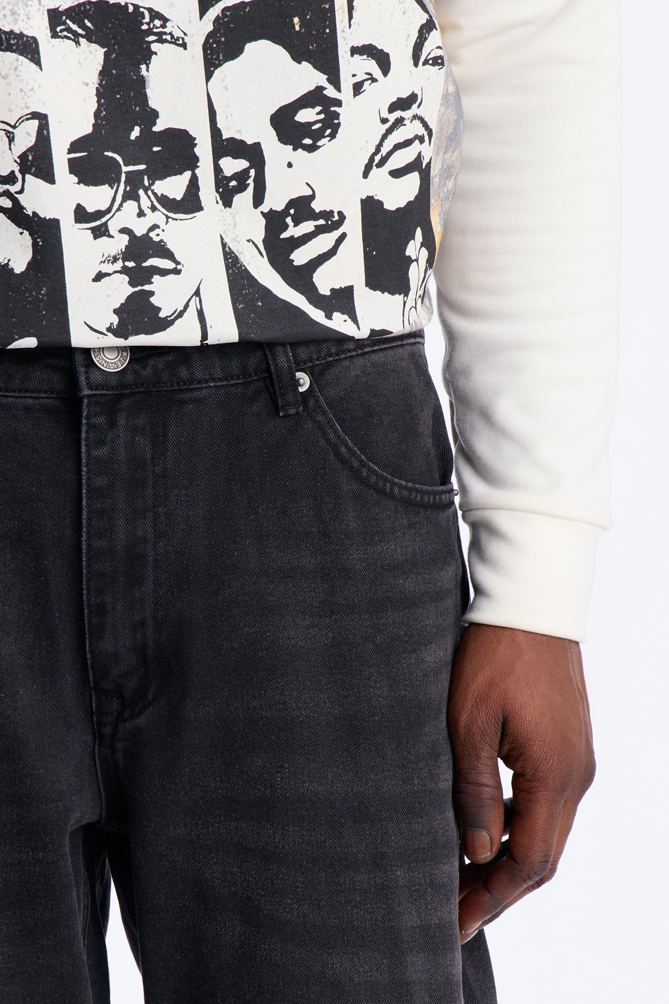 Essential Straight Rigid Jean - Black Wash Fashion Nova