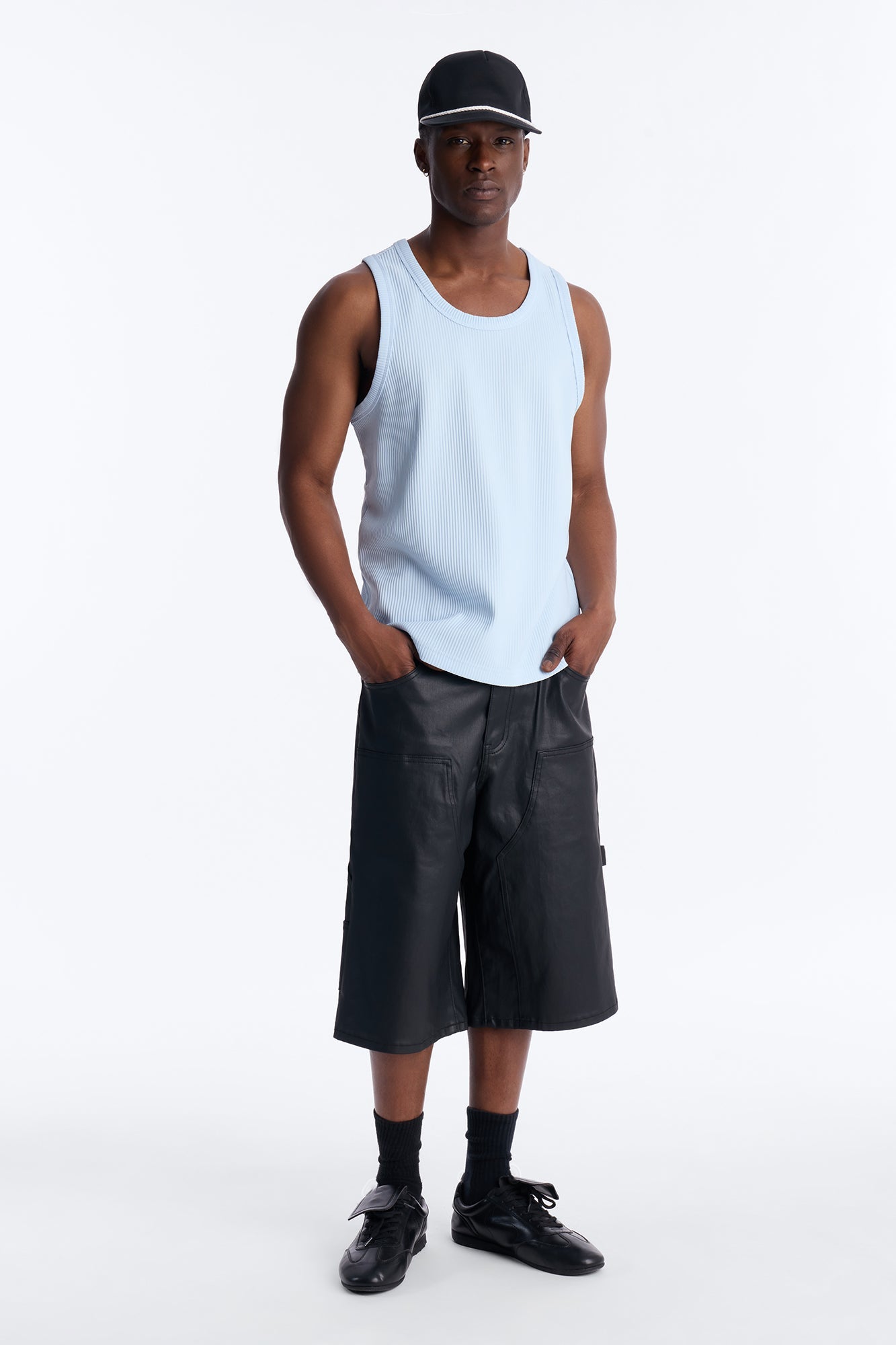 Show Up Tank Top - Light Blue Fashion Nova