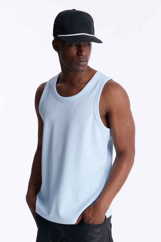Show Up Tank Top - Light Blue Fashion Nova