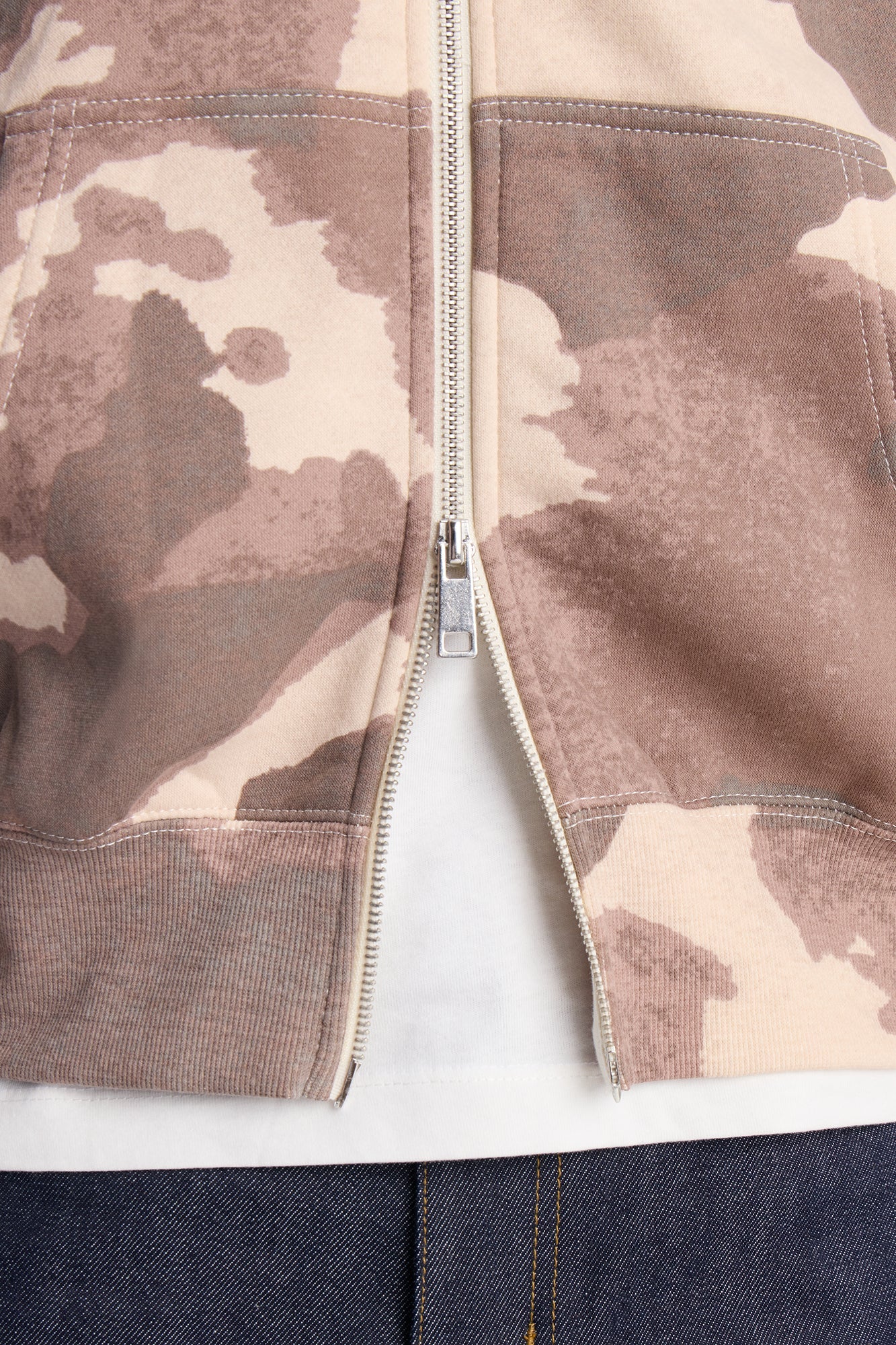 Von Dutch Western Cow Hide Zip Up Hoodie - Brown Fashion Nova
