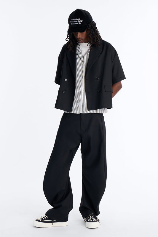 Baggy Icon Quad Trouser - Black Fashion Nova