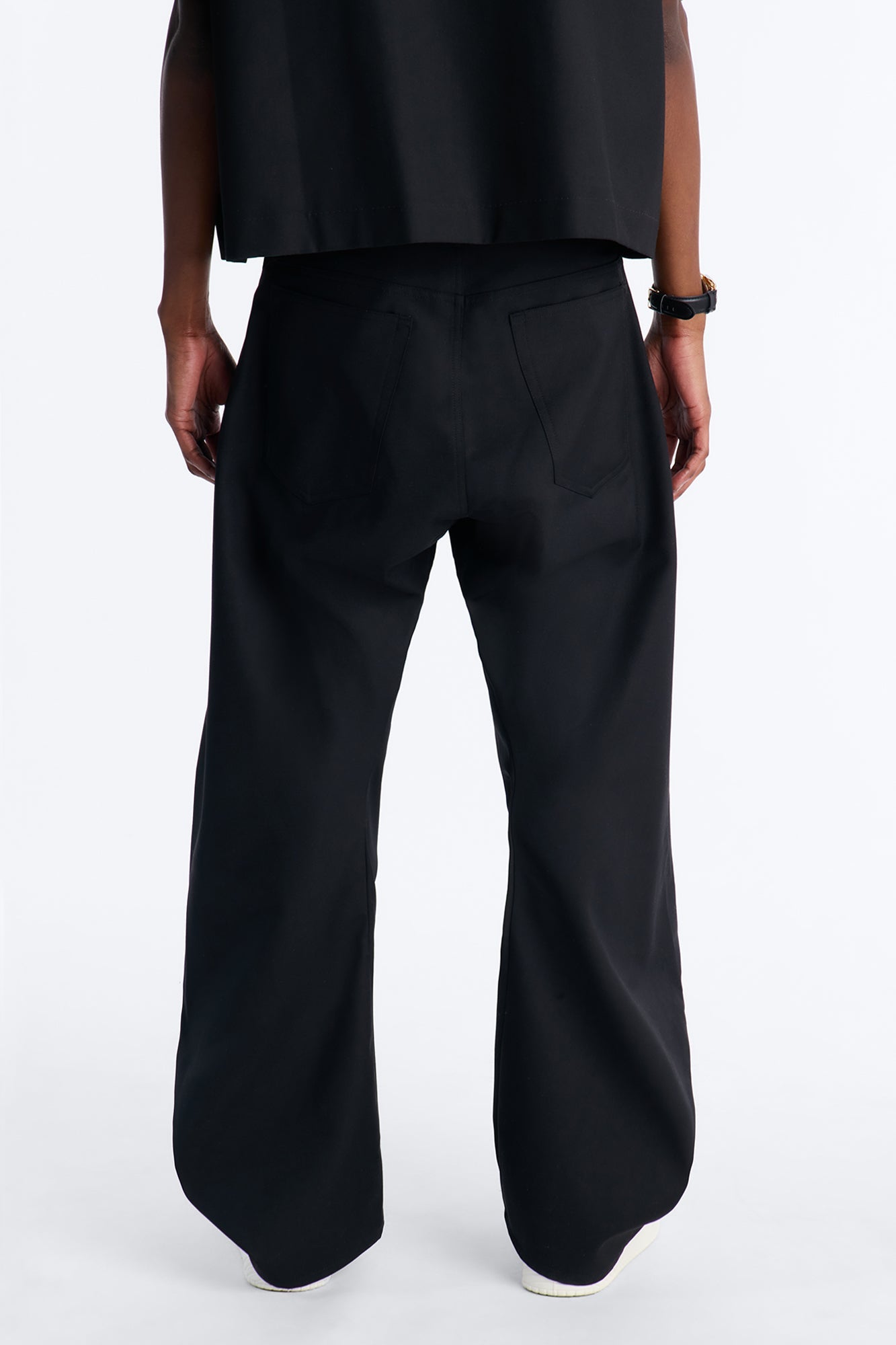 Baggy Icon Quad Trouser - Black Fashion Nova