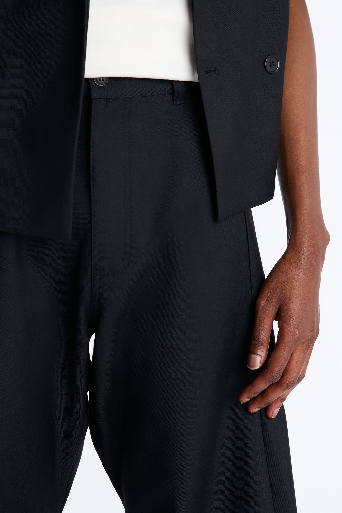 Baggy Icon Quad Trouser - Black Fashion Nova