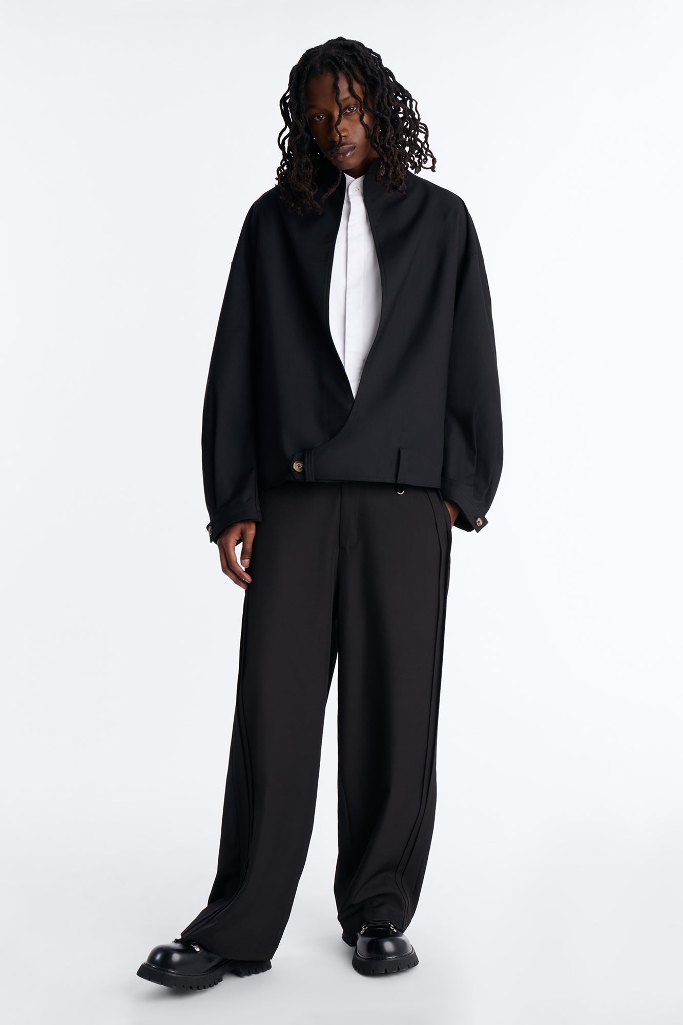 Relaxed Luxe Flow Blazer - Black Fashion Nova