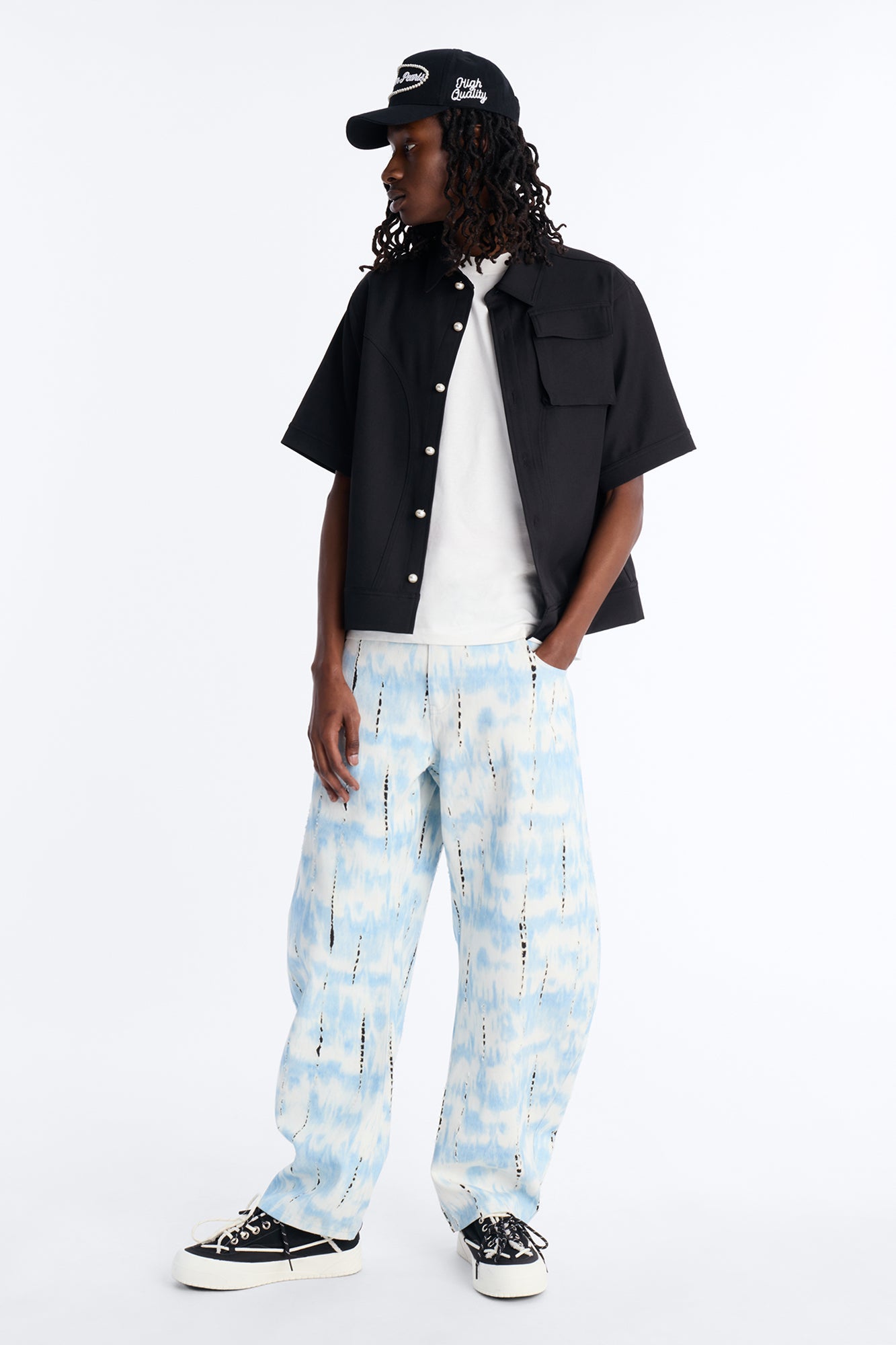 Barrel Tunnel Vision Jean - Blue Fashion Nova