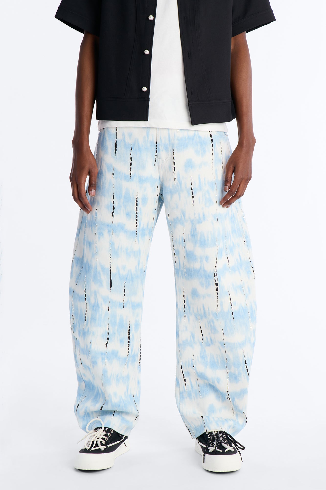 Barrel Tunnel Vision Jean - Blue Fashion Nova