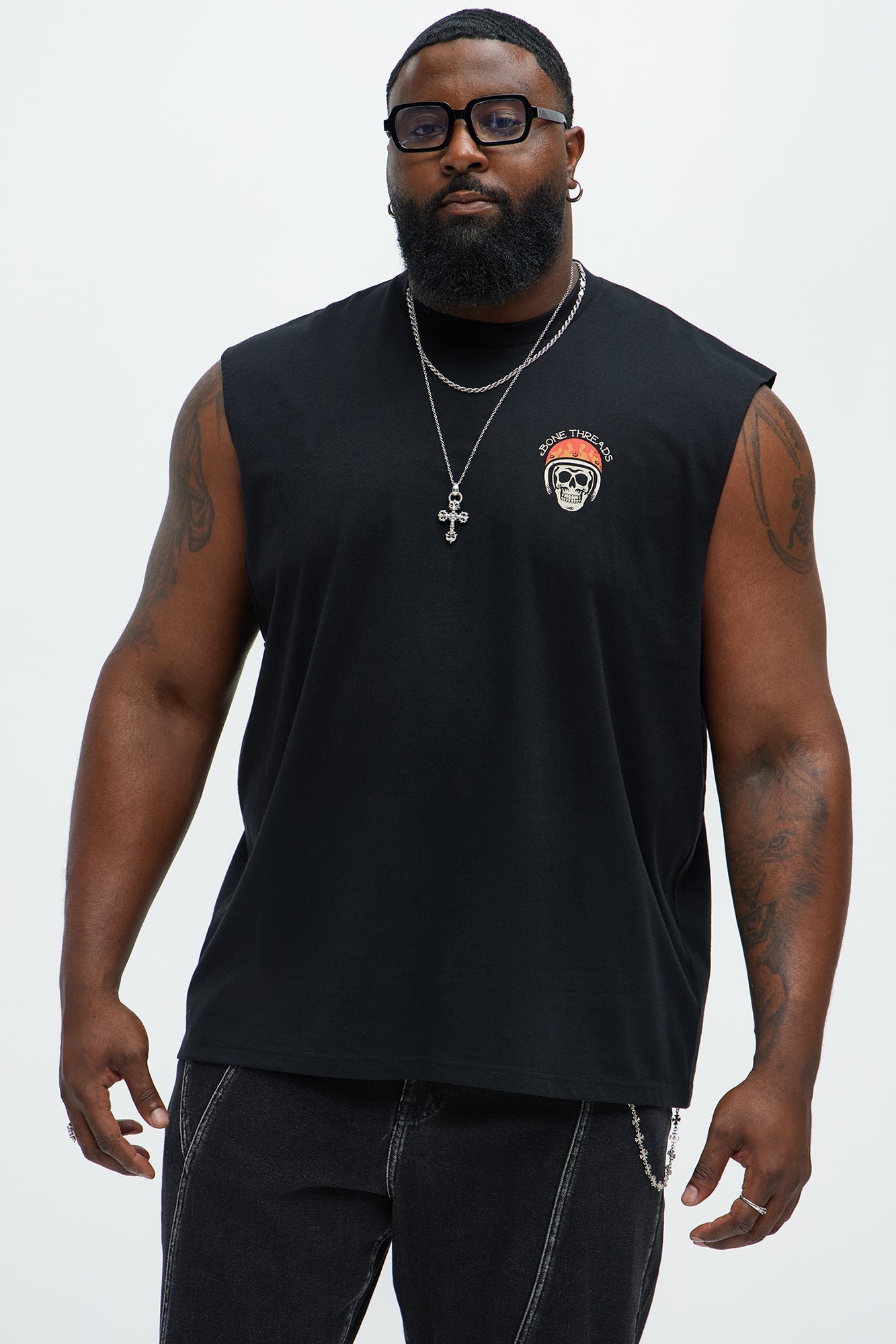 Fearless Soul Muscle Tee - Black Fashion Nova