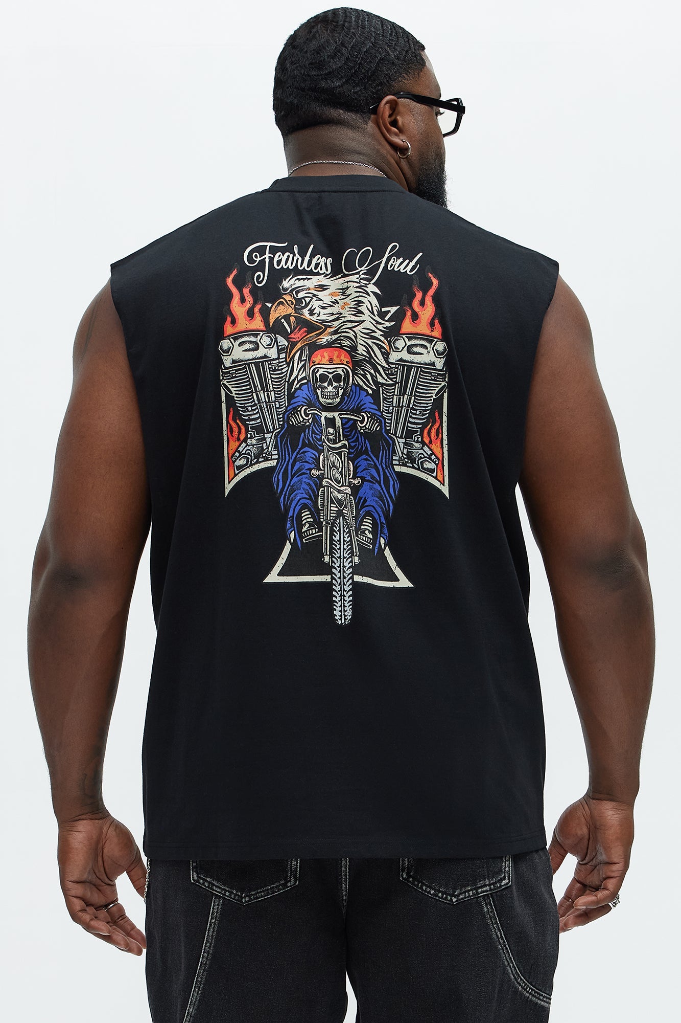 Fearless Soul Muscle Tee - Black Fashion Nova
