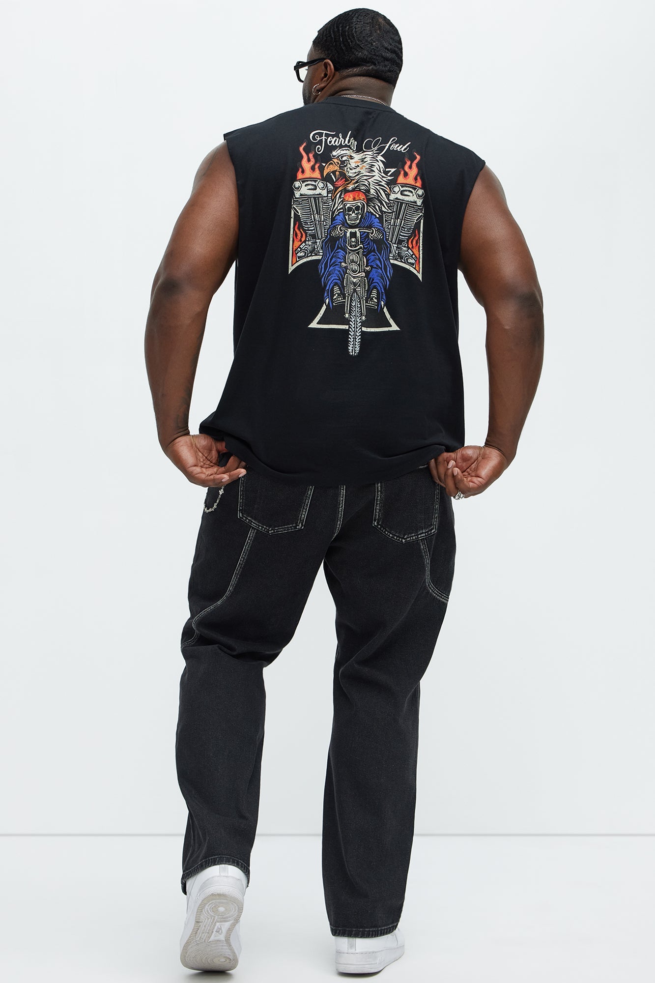 Fearless Soul Muscle Tee - Black Fashion Nova