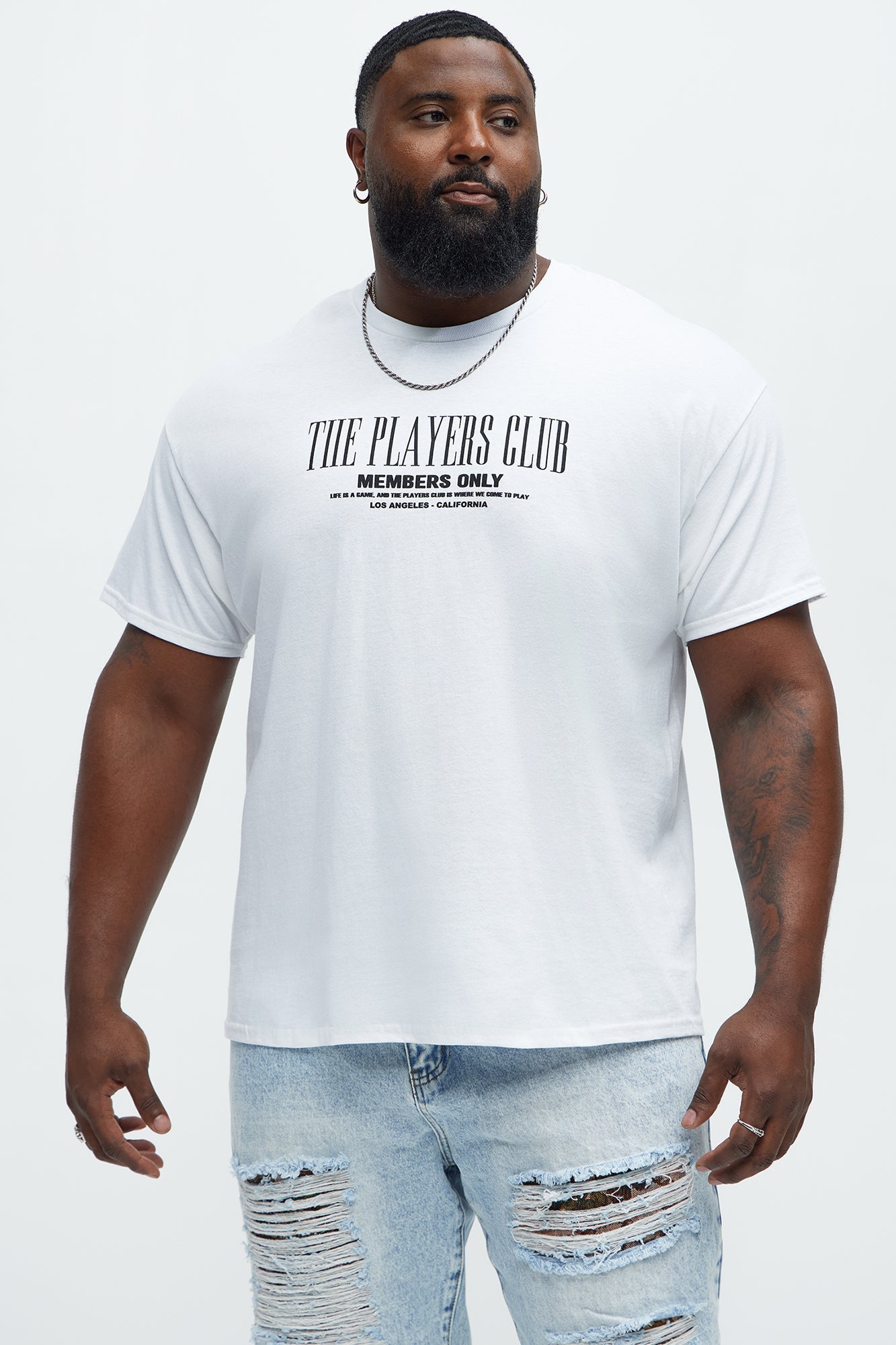 Life Is A Game Short Sleeve Tee - White Fashion Nova