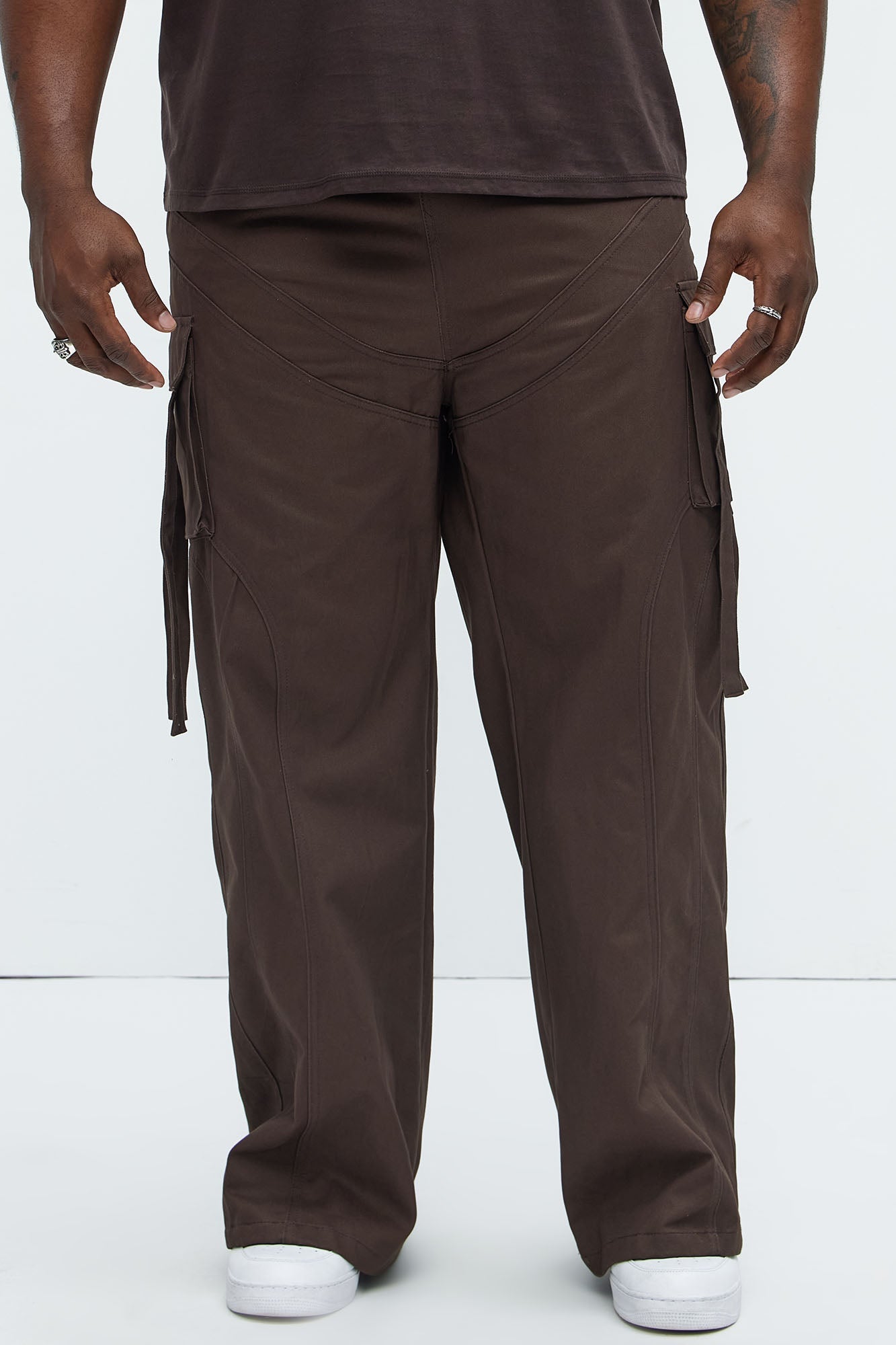 Relaxed Straight No More Waiting Cargo Pants - Dark Brown Fashion Nova