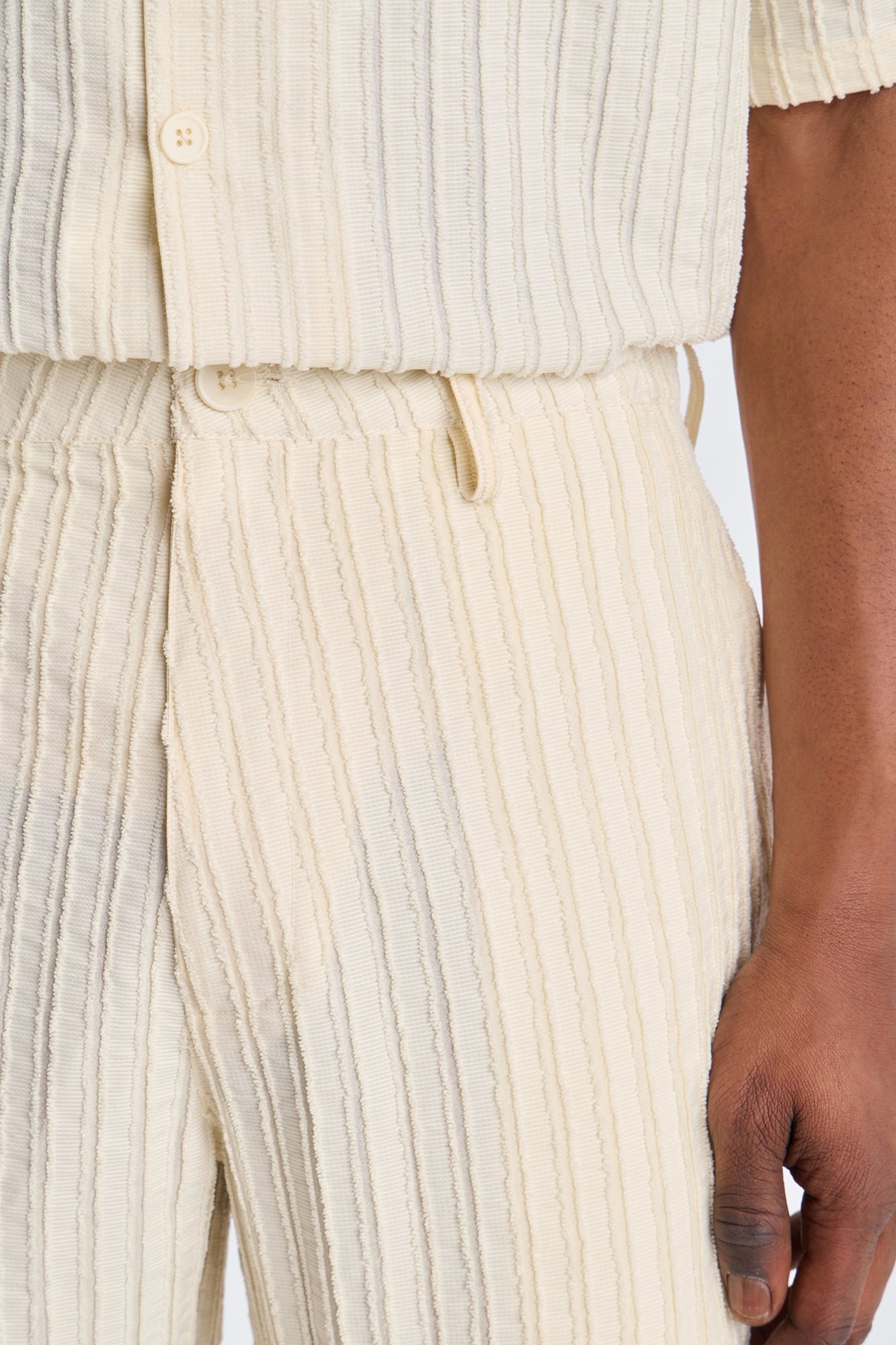 Straight Flare Aegean Pant - Cream Fashion Nova
