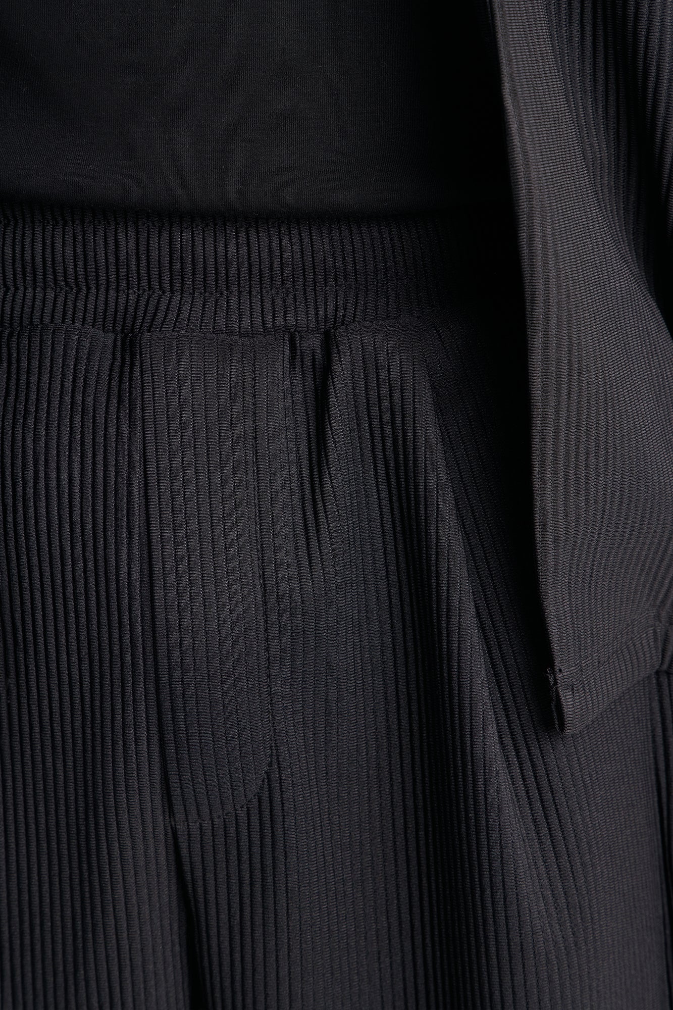 Show Up Straight Pleated Casual Trouser - Black Fashion Nova