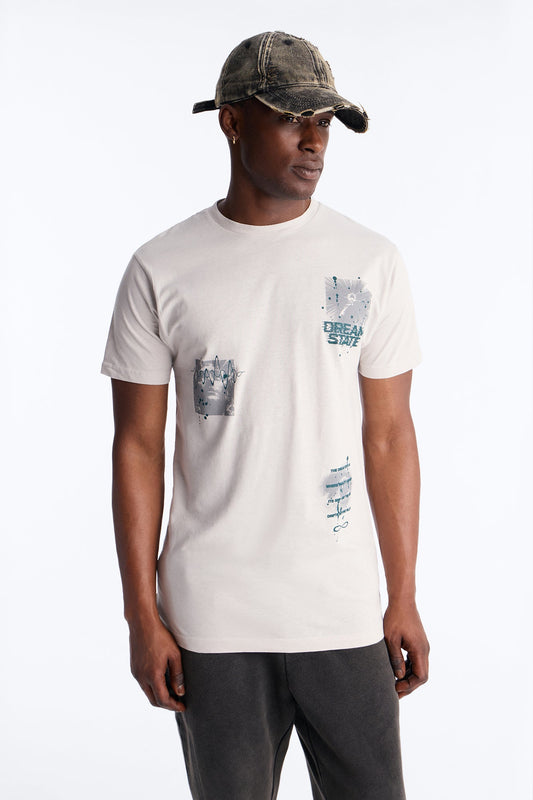 Beyond Your Dreams Short Sleeve Tee - Grey Fashion Nova