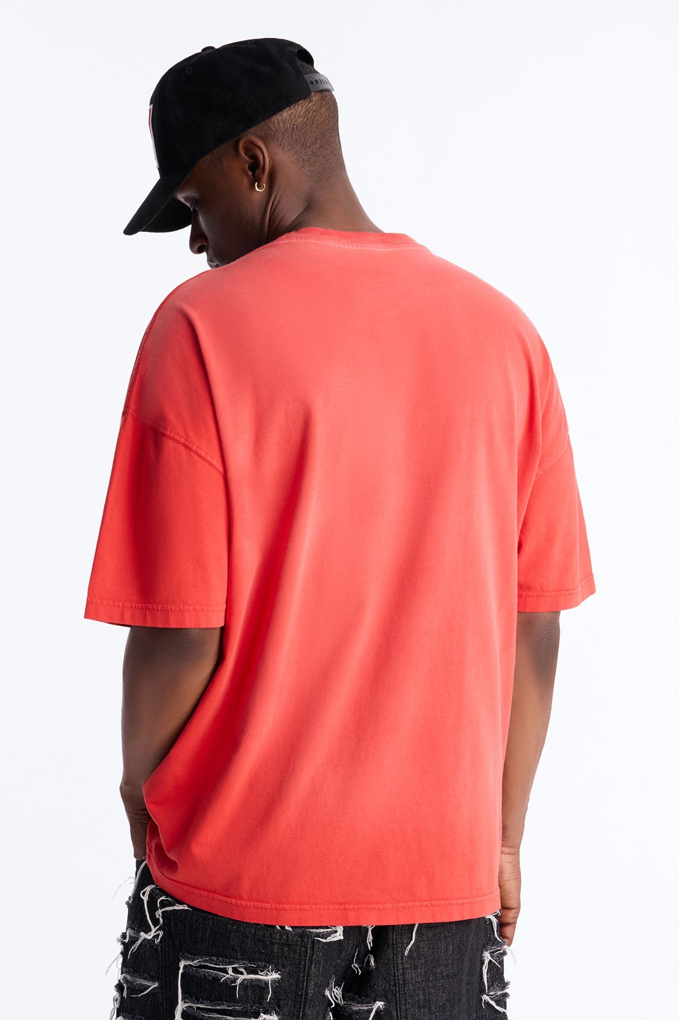 Blessed Flocked Short Sleeve Tee - Red Fashion Nova