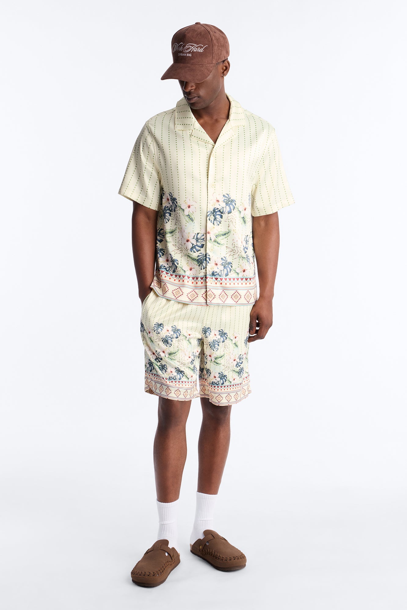 Relaxed Catalina Island Short - Yellow Fashion Nova